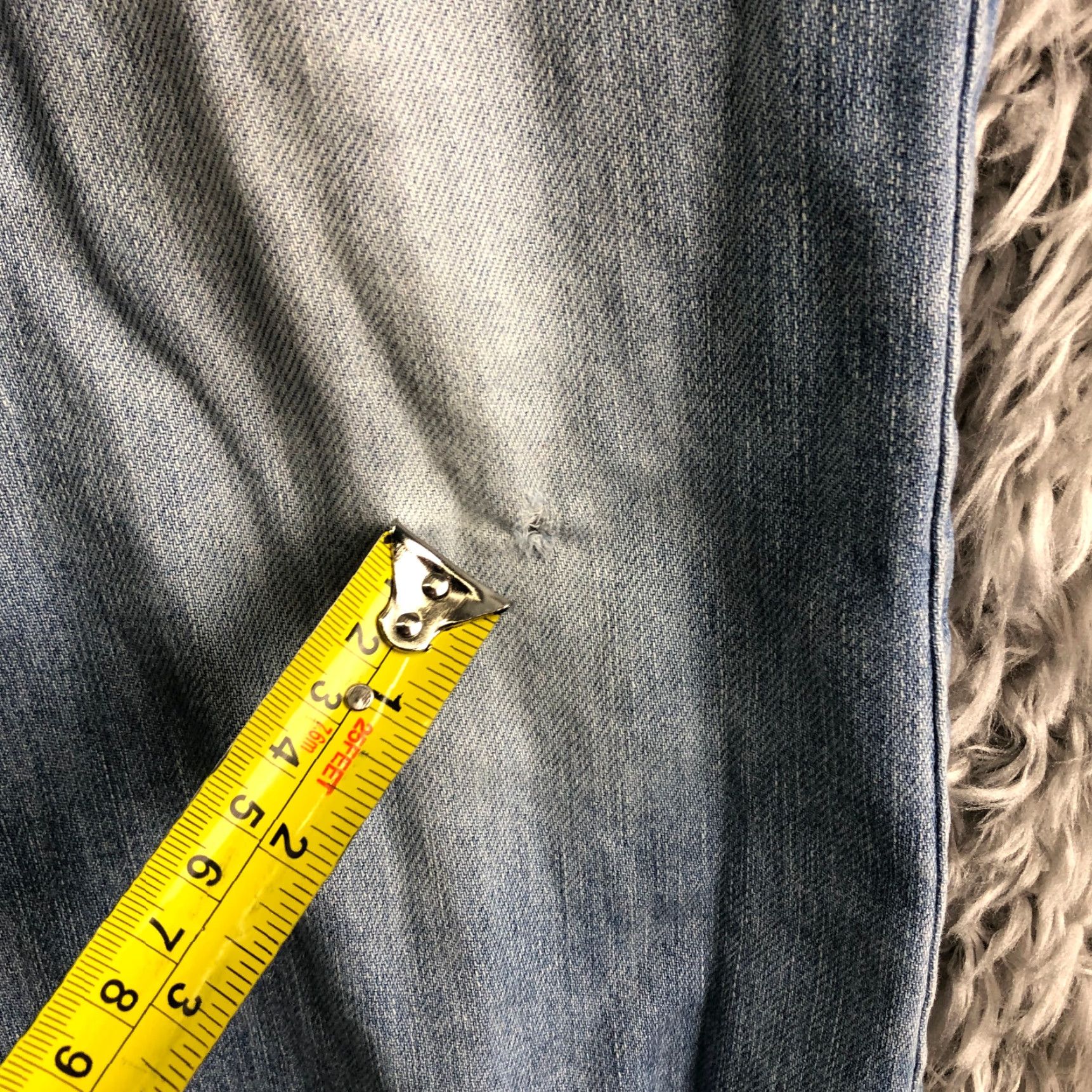 Denime Lauren Jeans Co. Jeans Womens Mid Rise Straight Leg Medium Wash Blue Denim Size 6 Size 28" / US 6 / IT 42 - 5 Thumbnail