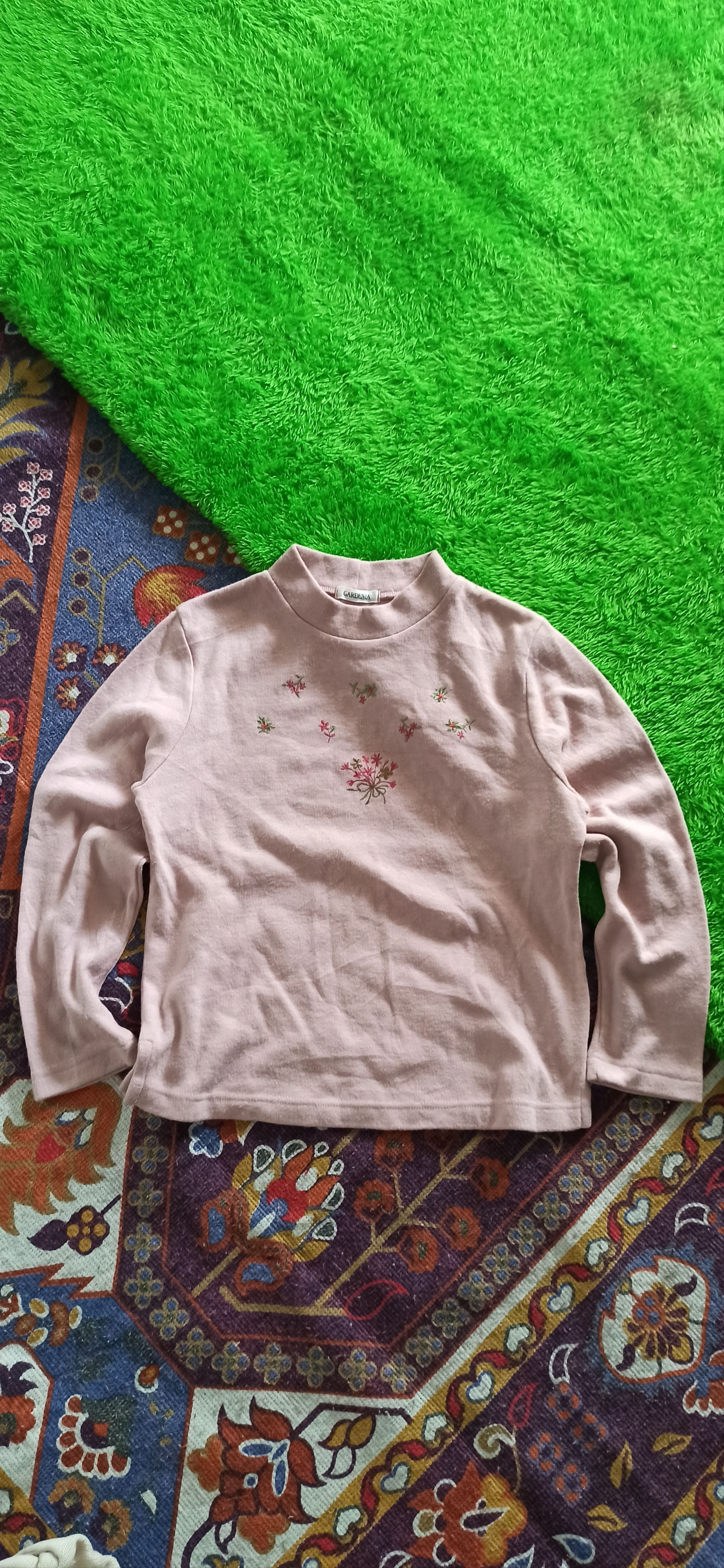 Gardenia Embroidery Flower Knitwear