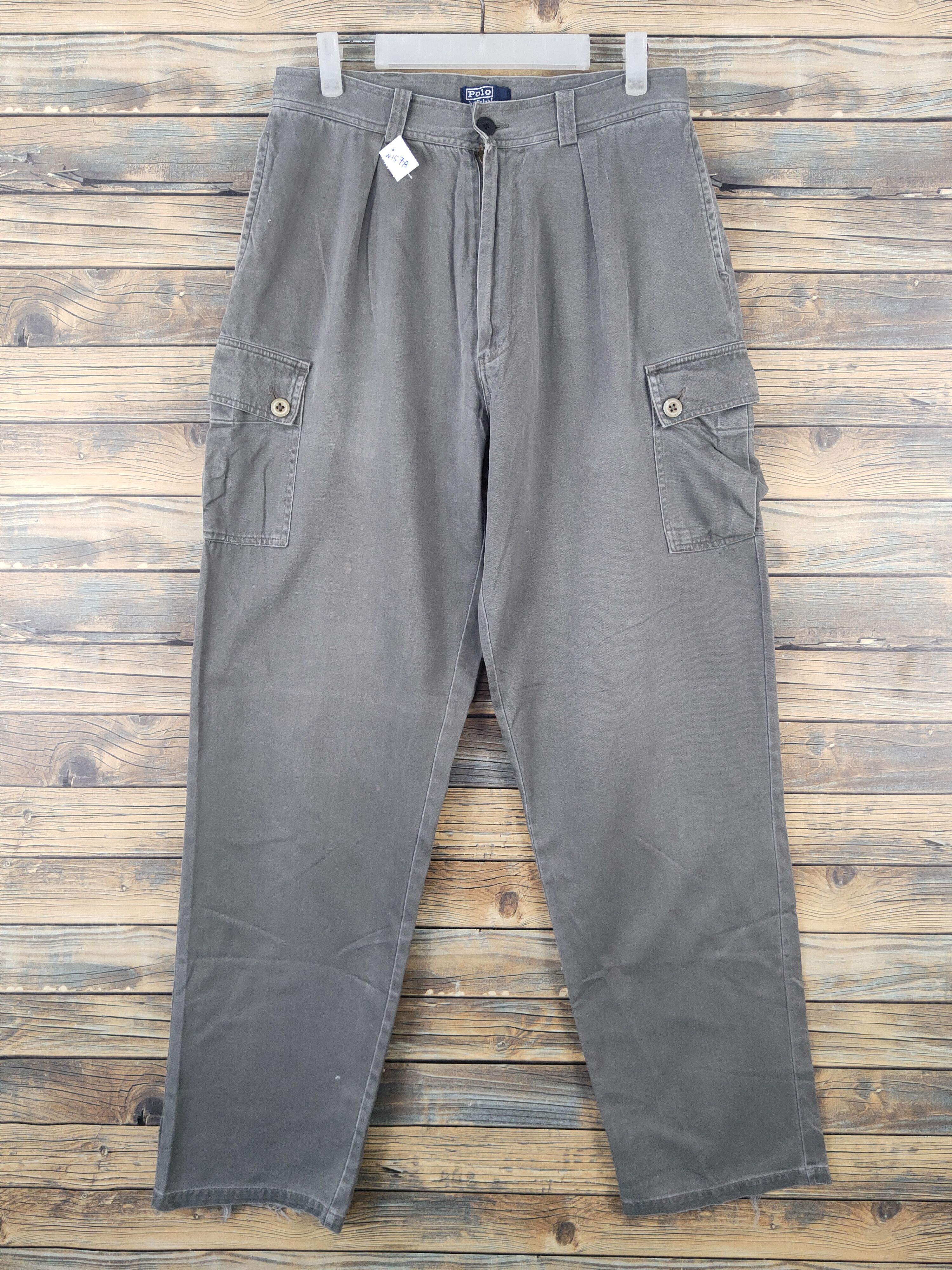 Polo Ralph Lauren Polo by Ralph Lauren Gray Multipocket Cargo Pants #W1578 Size US 32 / EU 48 - 1 Thumbnail