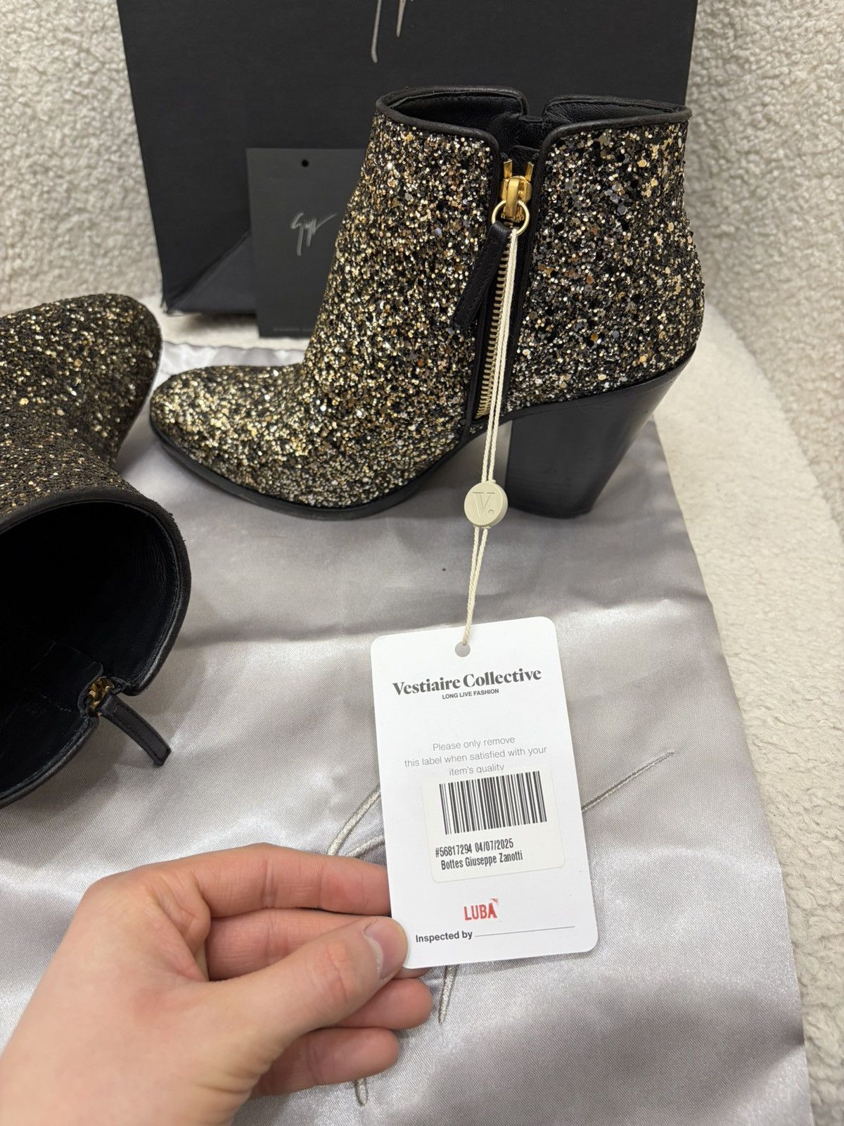 Giuseppe Zanotti Giuseppe Zanotti Women’s Ankle Boots Size US 7 / IT 37 - 6 Thumbnail