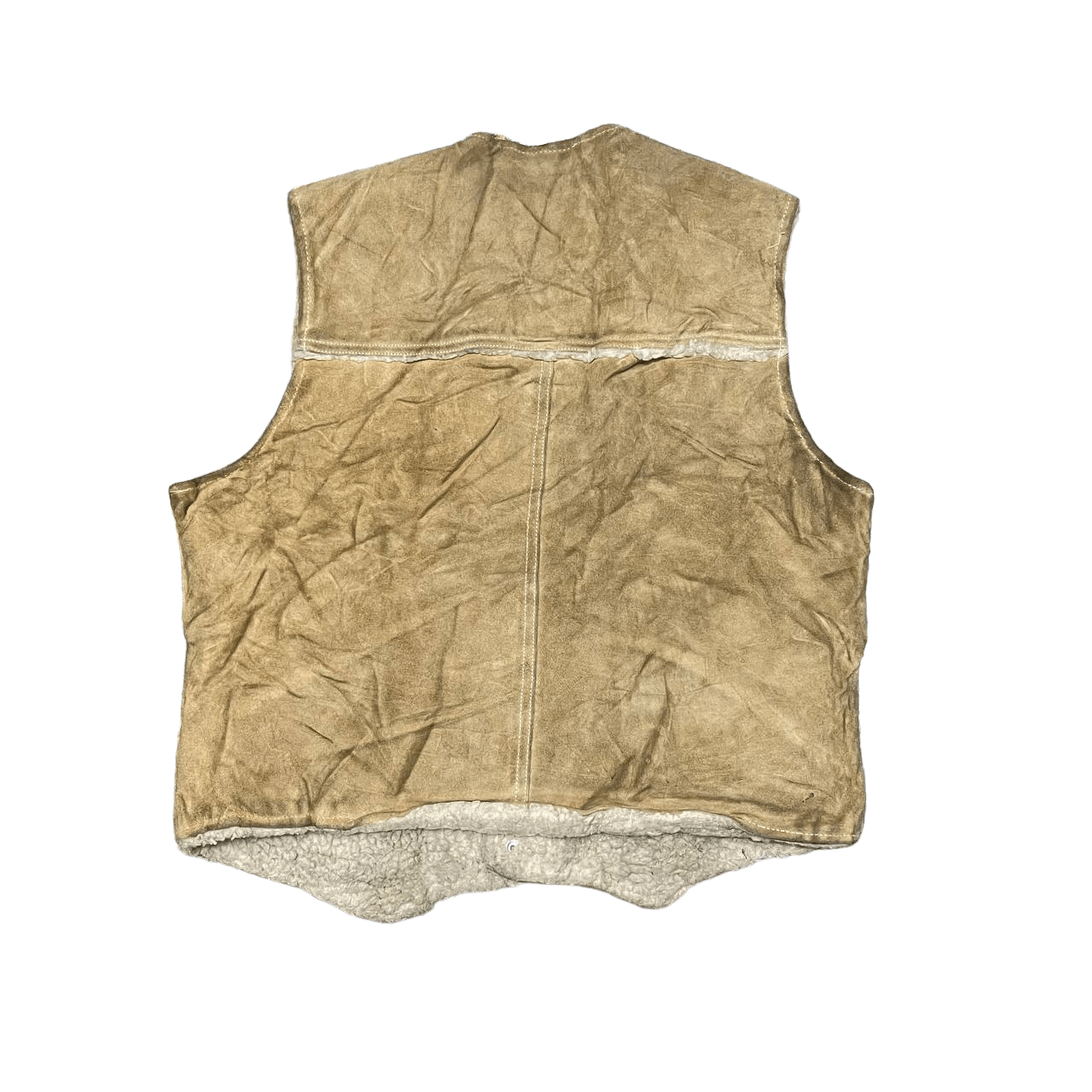 Genuine Leather Vintage Genuine Leather Vest Sherpa Linning Size US L / EU 52-54 / 3 - 7 Thumbnail