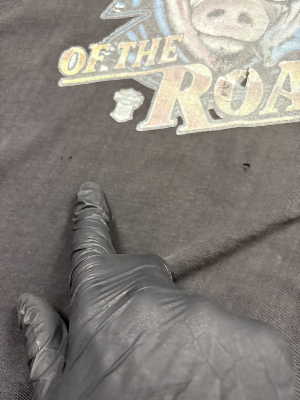 Harley Davidson Vintage 1982 Harley Davidson King Of The Road Pig Biker Tee Size US M / EU 48-50 / 2 - 14 Thumbnail