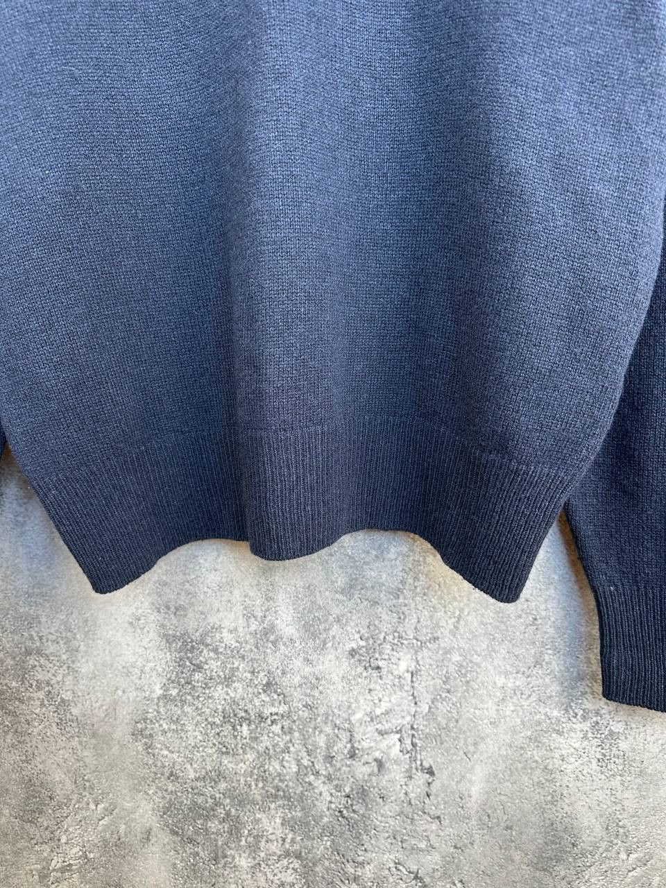 Other House of Bruar Pure Lambswool Crew Neck Sweater Navy Jumper Size US L / EU 52-54 / 3 - 7 Thumbnail