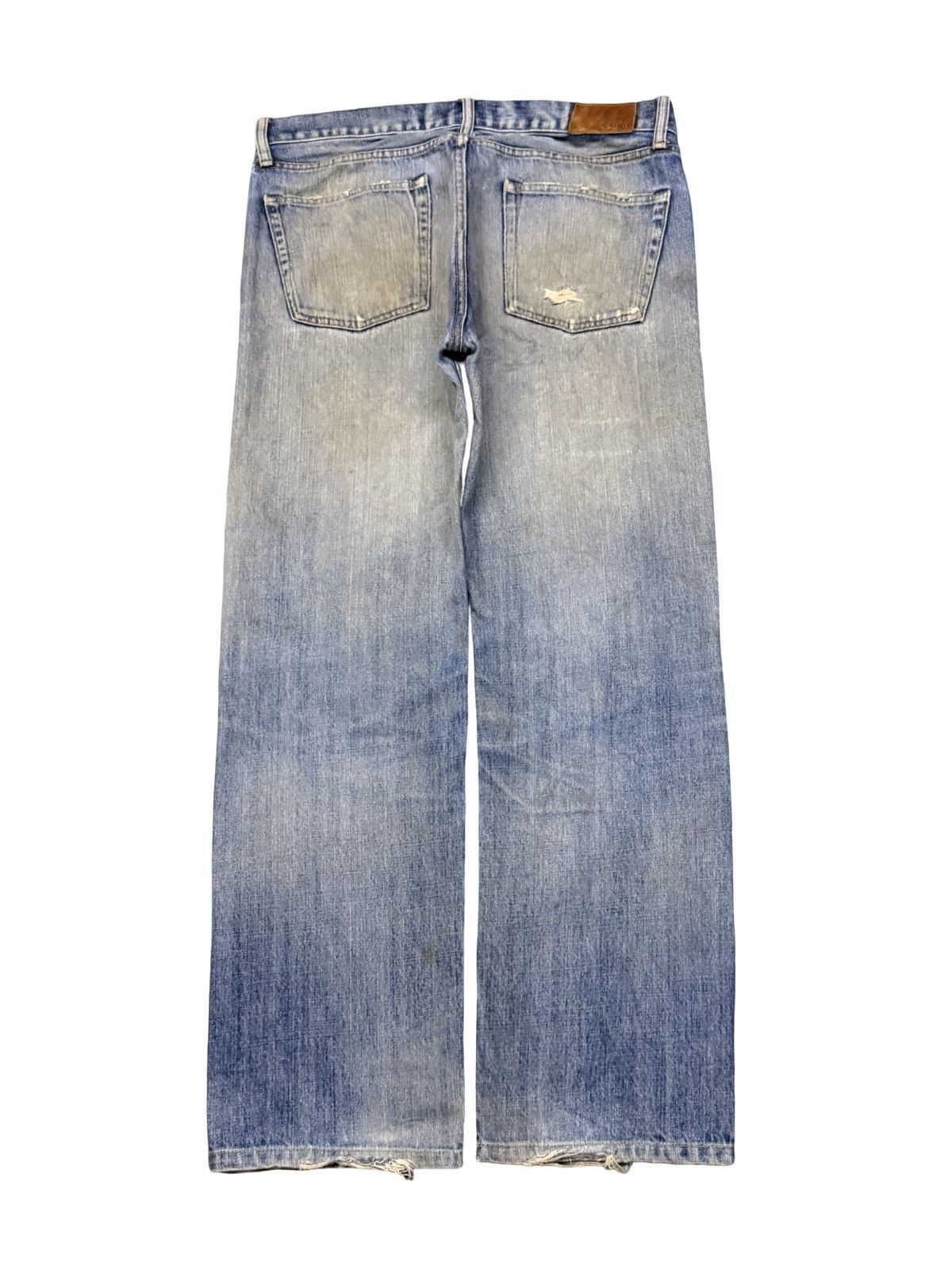 Uniqlo Vintage Uniqlo S-002 Japanese Market Jeans | Vintage Wash 35 Size US 35 - 3 Thumbnail