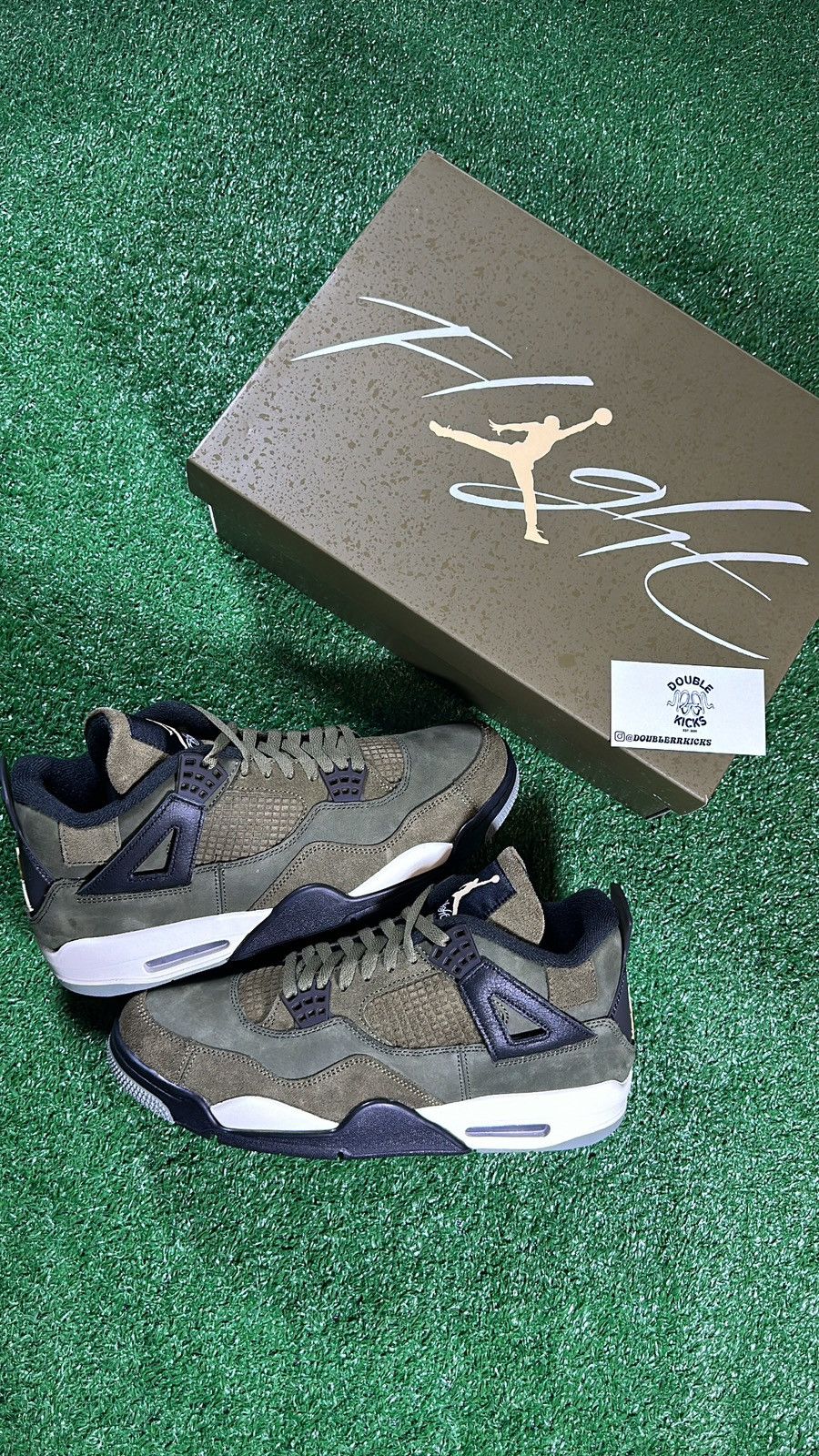 Pre-owned Jordan Nike Jordan 4 Craft Se Olive Shoes In Green