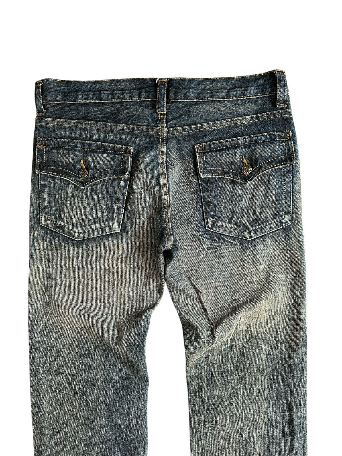 Japanese Brand 🔥Jrock / Vkei🔥 - K.U.I Co. Ltd mudmax denim jeans Size US 35 - 7 Thumbnail