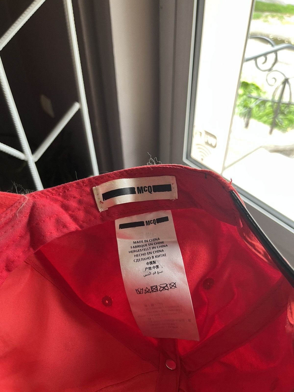 Alexander McQueen Alexander Mcquenn MCQ Red Cap Size ONE SIZE - 3 Thumbnail