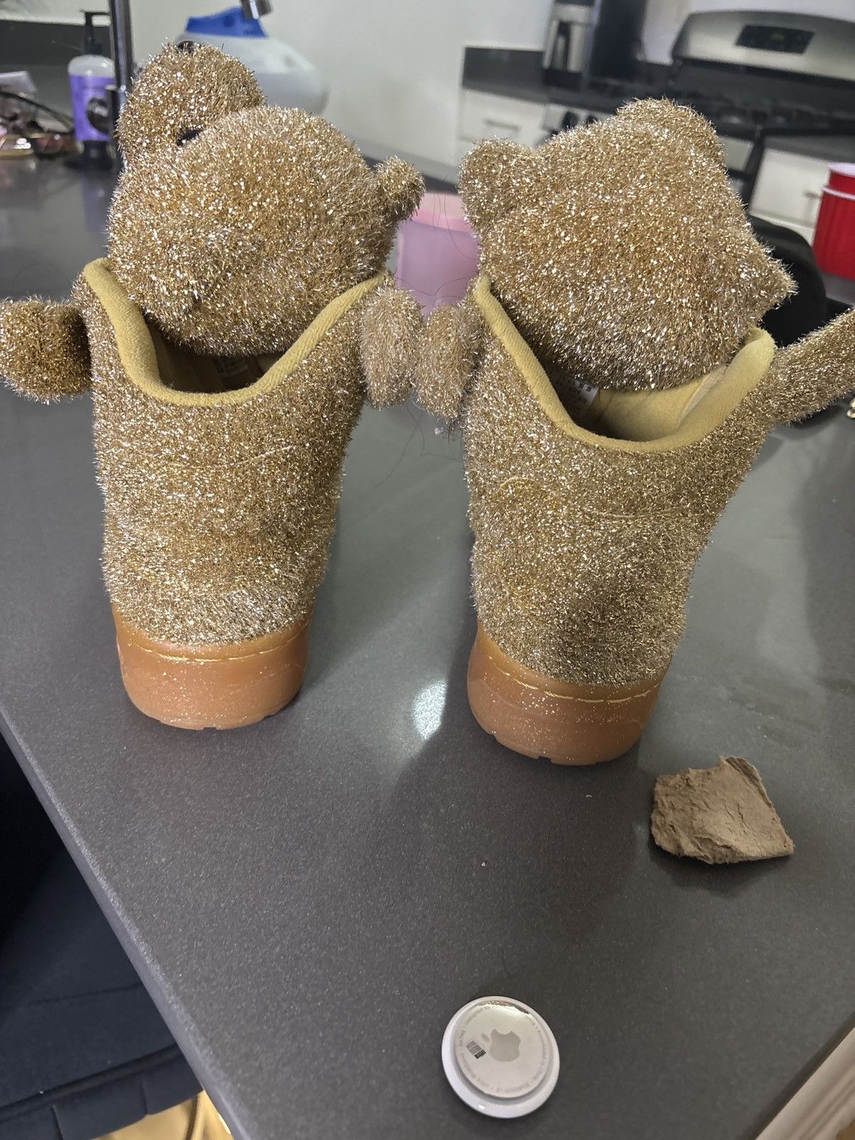 Jeremy Scott Gold Teddy Bear Size US 8 / EU 41 - 6 Thumbnail