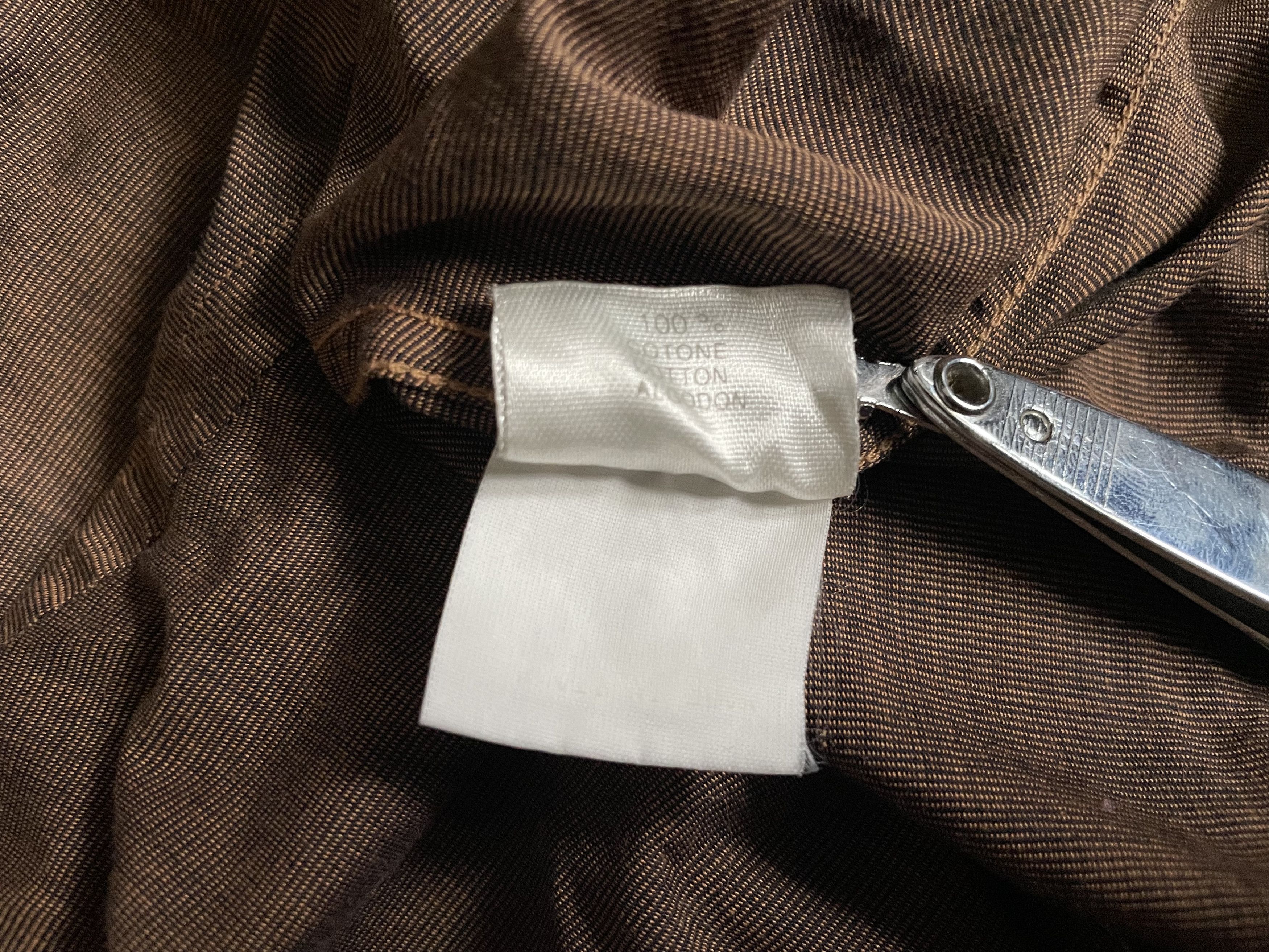 Gucci Vintage Gucci - Tomford Brown Button Up Shirt Size US M / EU 48-50 / 2 - 8 Thumbnail