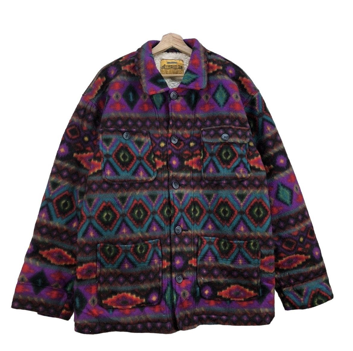 Japanese Brand × Vintage Vintage Japanese Brad Freeman Co Navajo Style Size US XL / EU 56 / 4 - 1 Thumbnail