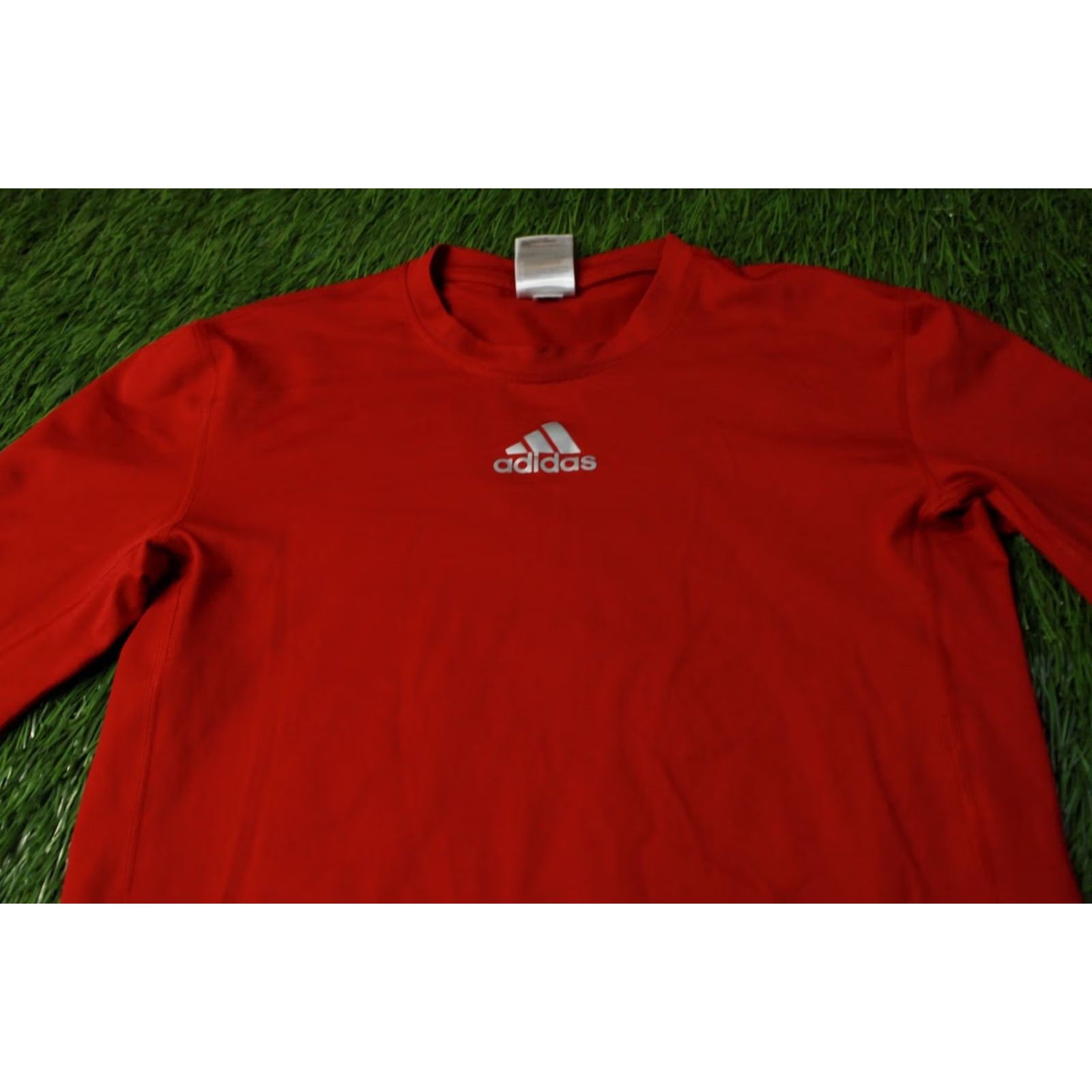 Adidas ADIDAS Techfit 2021 Compression Men Shirt Jersey Tee Regular M Red Short Long Sleeve 92% Polyester 8% Elastane Size US M / EU 48-50 / 2 - 2 Thumbnail