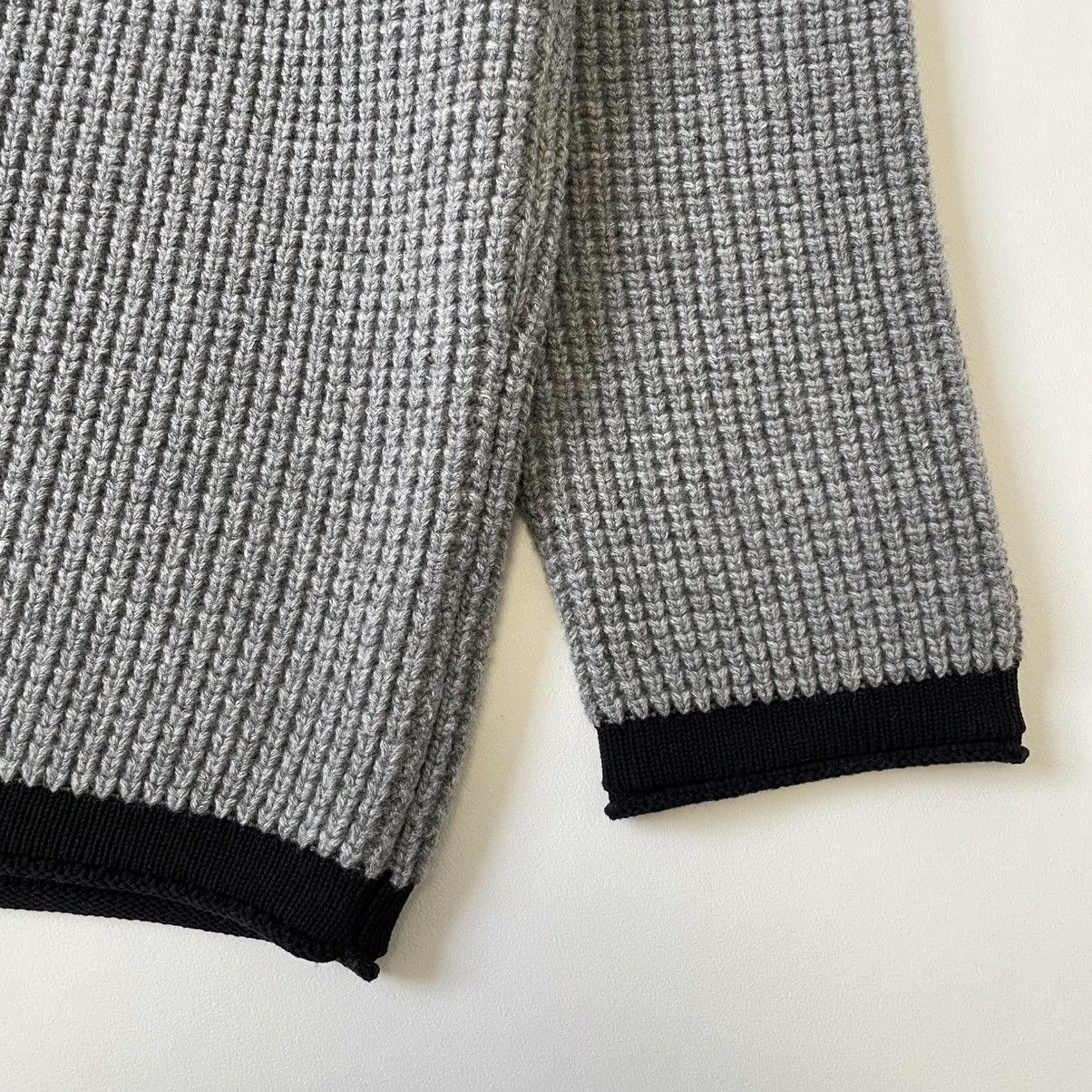 Jil Sander A/W 18 Oversized ‘Waffle Weave’ Wool Sweater Size US L / EU 52-54 / 3 - 9 Thumbnail