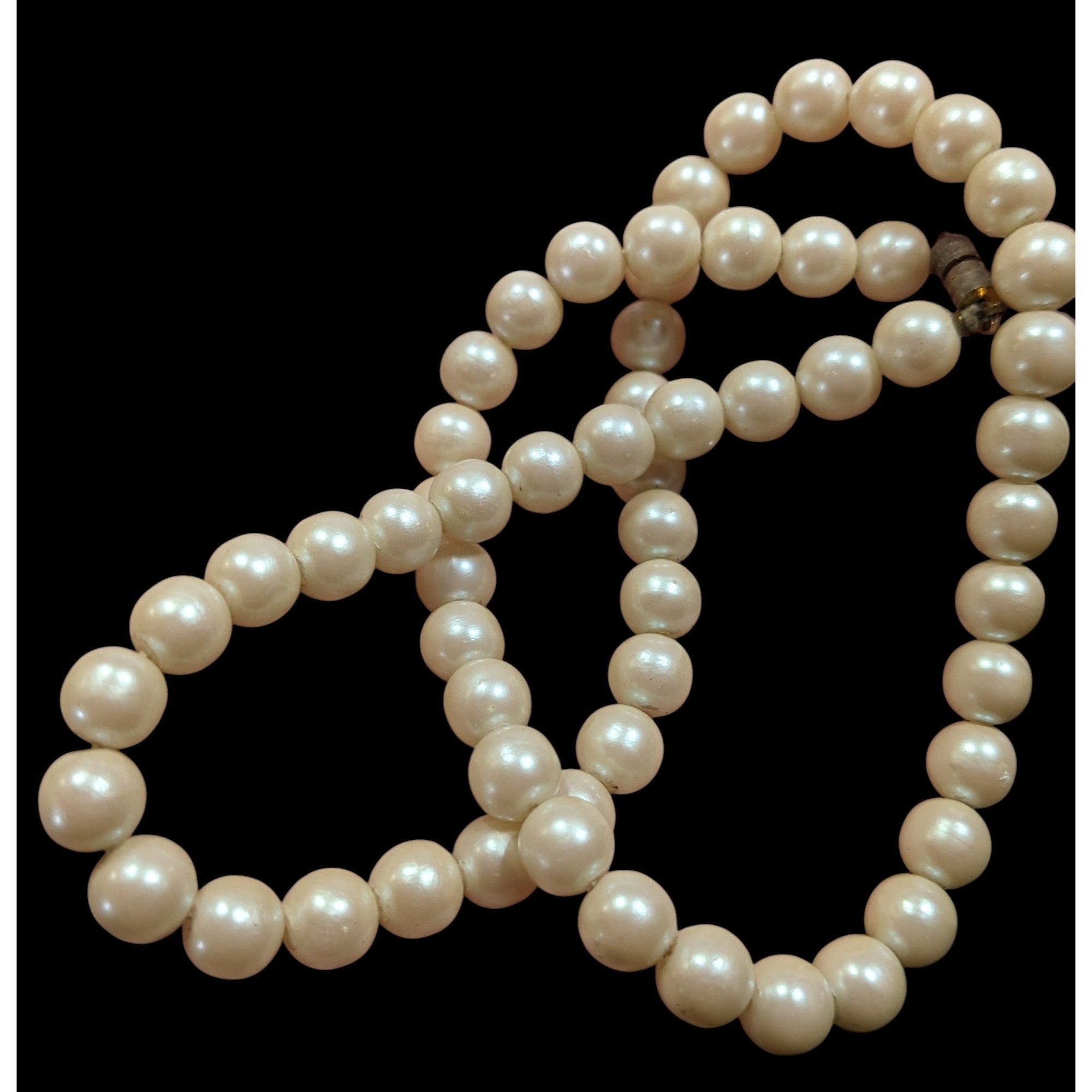 Other Vintage Shimmery Faux Pearl Beaded Necklace Size ONE SIZE - 3 Thumbnail