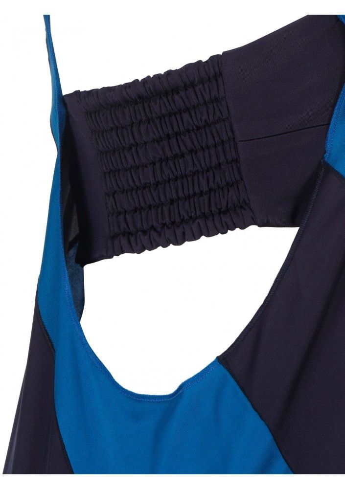 Marni o1y1025 Midi Dress in Blue/Black Size XS / US 0-2 / IT 36-38 - 3 Thumbnail