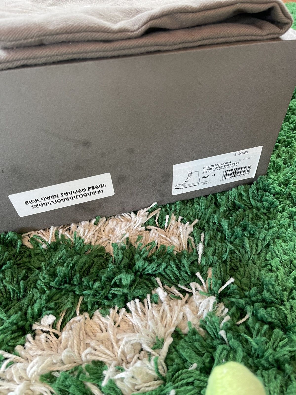 Rick Owens Rick Owens Thulian Pearl Jumbo Lace (Black Tip) Size US 11.5 / EU 44-45 - 13 Thumbnail
