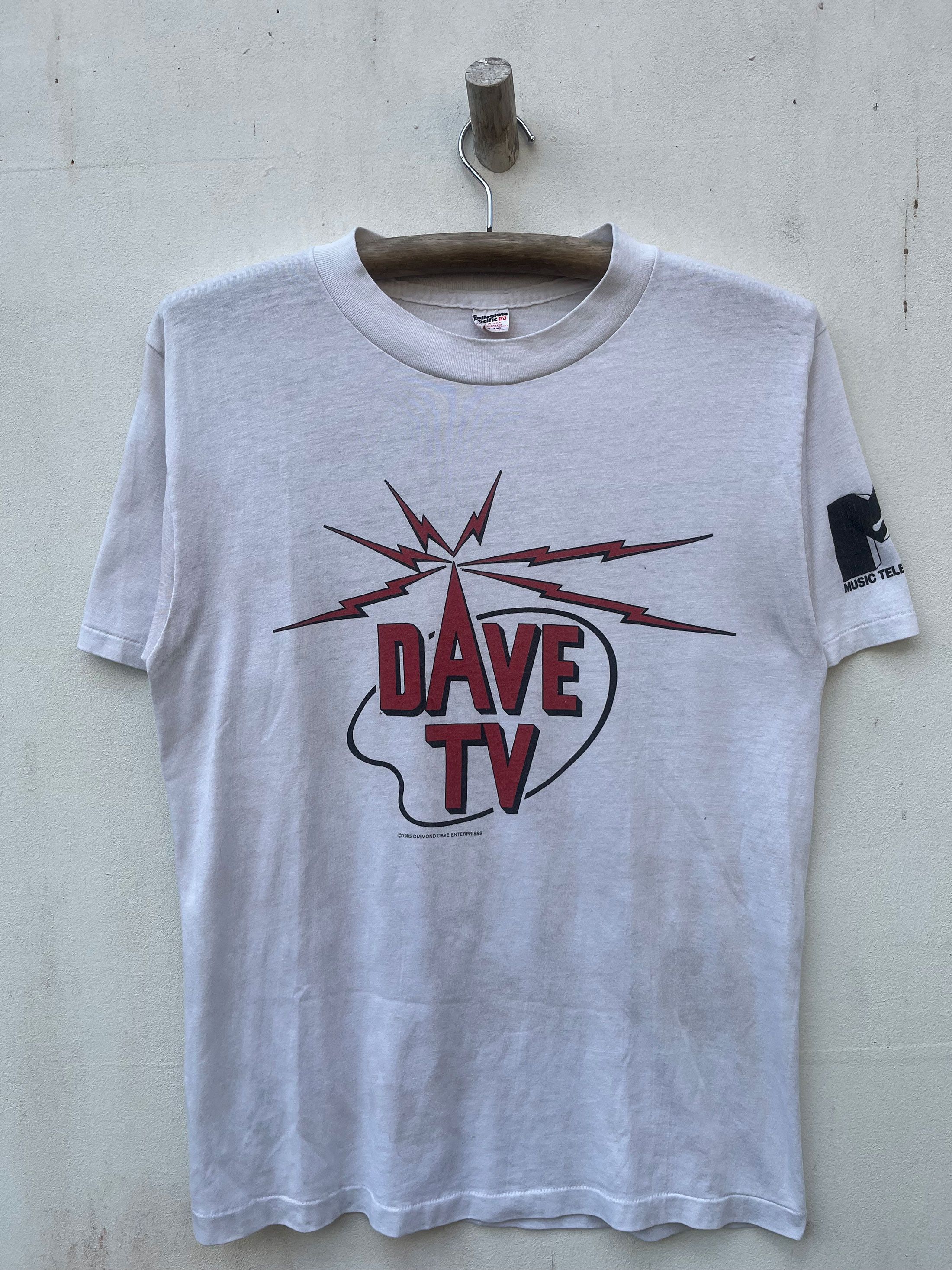 Band Tees Vintage Dave Tv 80s MTV Music Television David Lee Roth Size US L / EU 52-54 / 3 - 1 Thumbnail