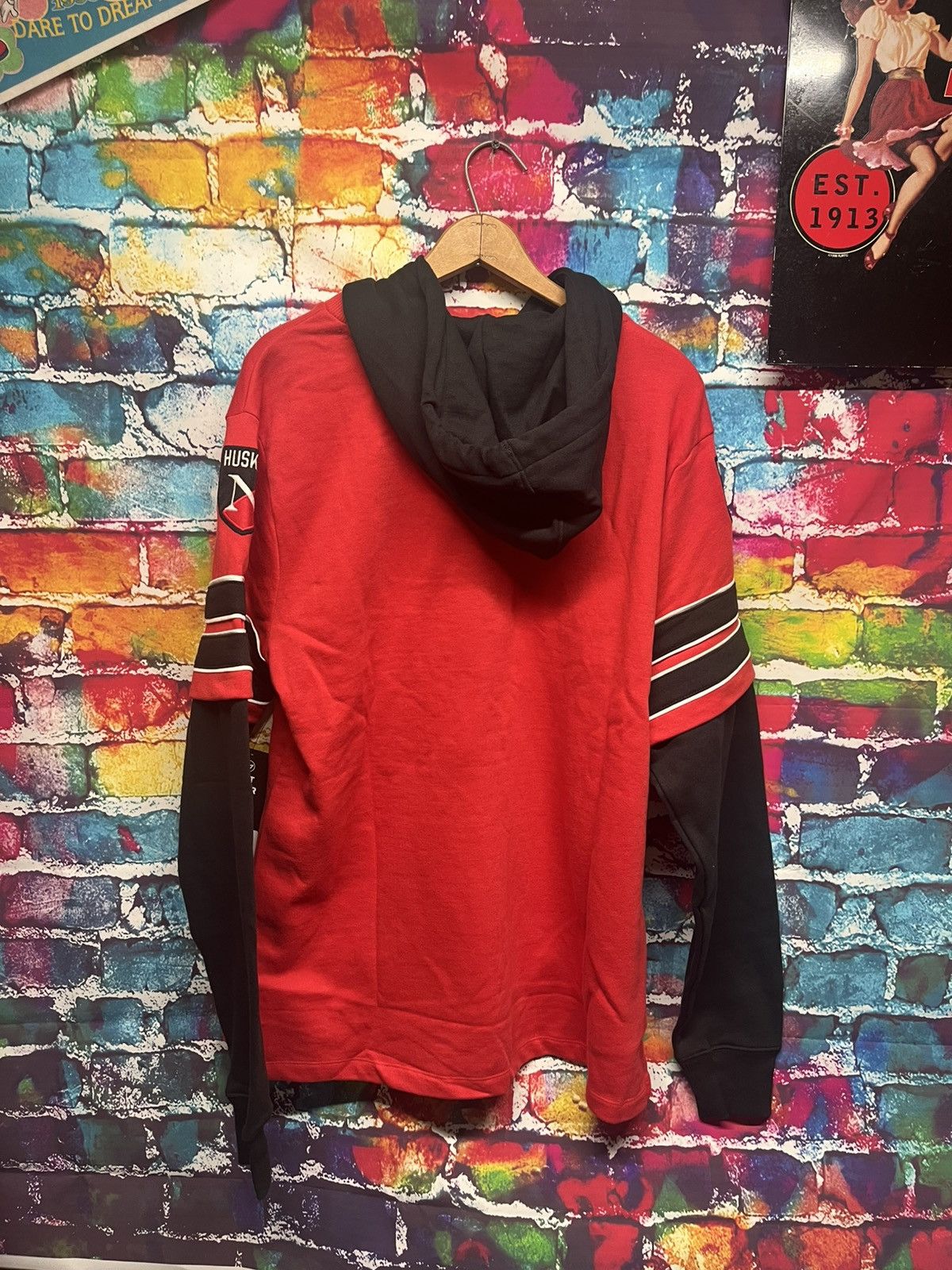 47 Brand Northeastern Huskies Hoodie L NWT Size US L / EU 52-54 / 3 - 2 Thumbnail
