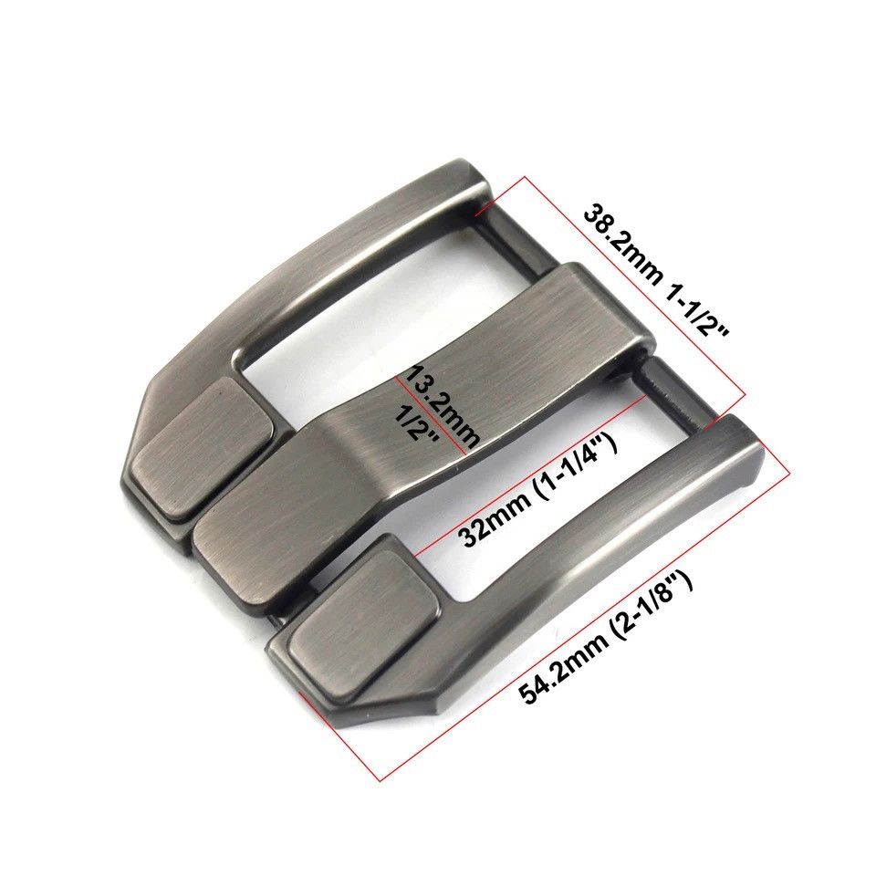 Other Metal Pin Leather Belt Buckles (No Belt) Size ONE SIZE - 5 Thumbnail
