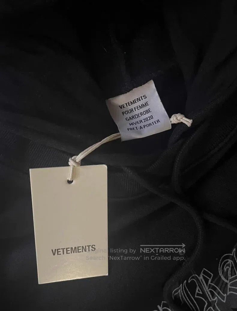 Vetements Vetements Pirate Hoodie with Drawstring Size US S / EU 44-46 / 1 - 5 Thumbnail