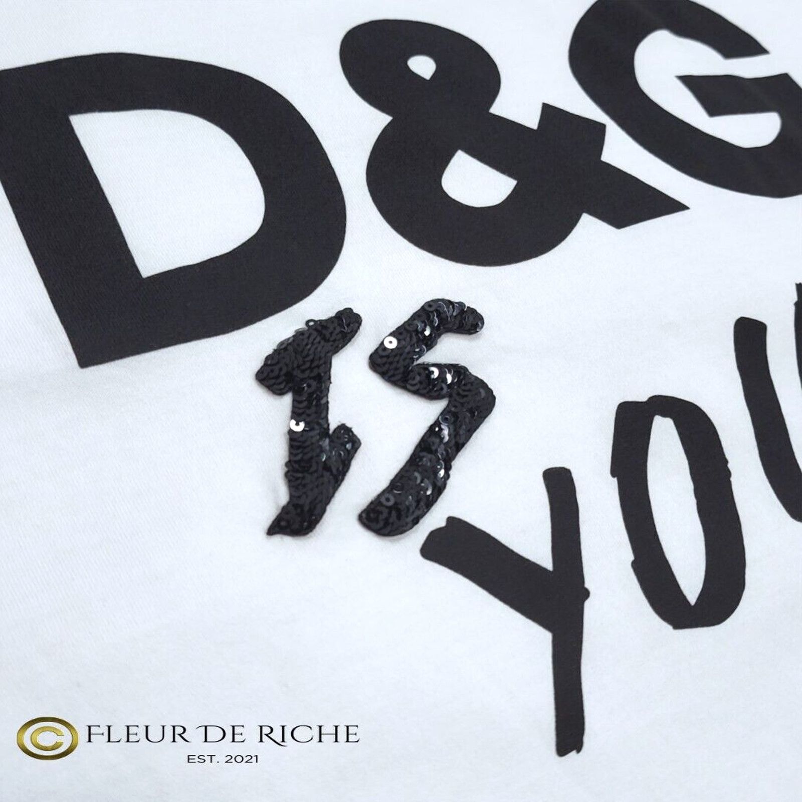 Dolce & Gabbana Dolce & Gabbana 'D&G Is You' T-shirt sz 40 Size S / US 4 / IT 40 - 3 Thumbnail