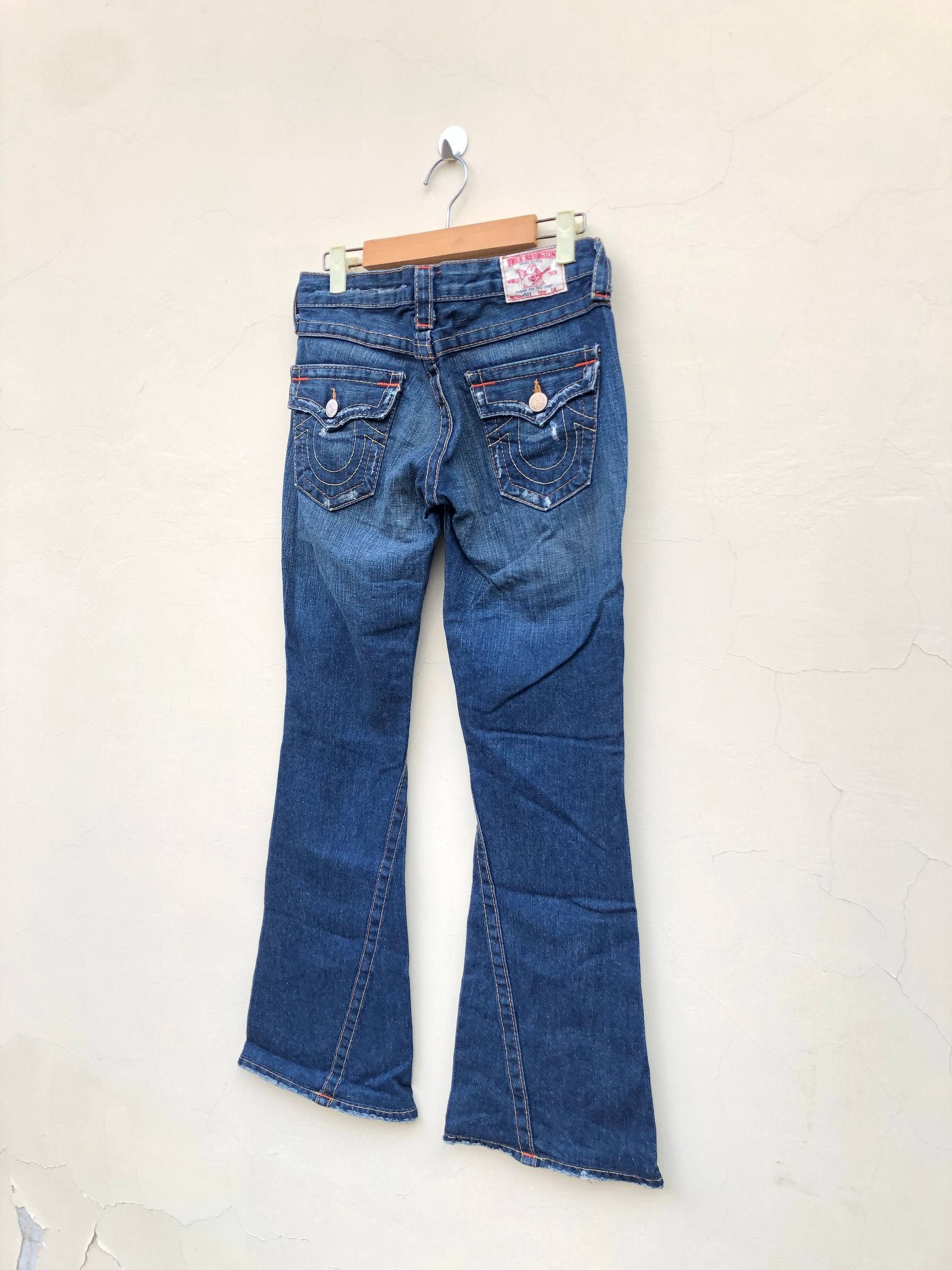 If Six Was Nine 2000s Distressed Bootcut Flared Vkei Y2k Japanese Archive Size US 28 / EU 44 - 5 Thumbnail