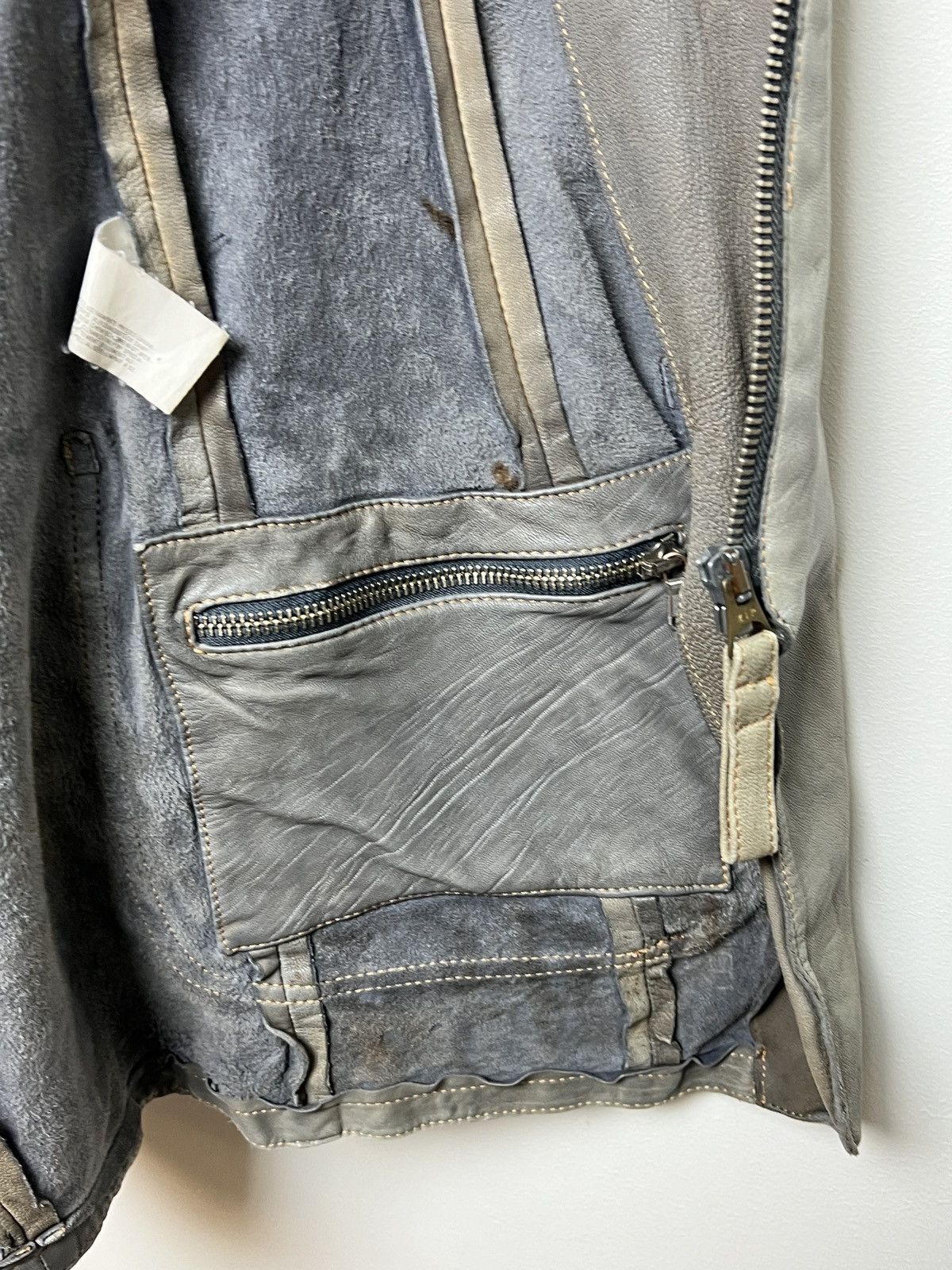 Giorgio Armani armani y2k patchwork leather jacket Size US M / EU 48-50 / 2 - 17 Thumbnail