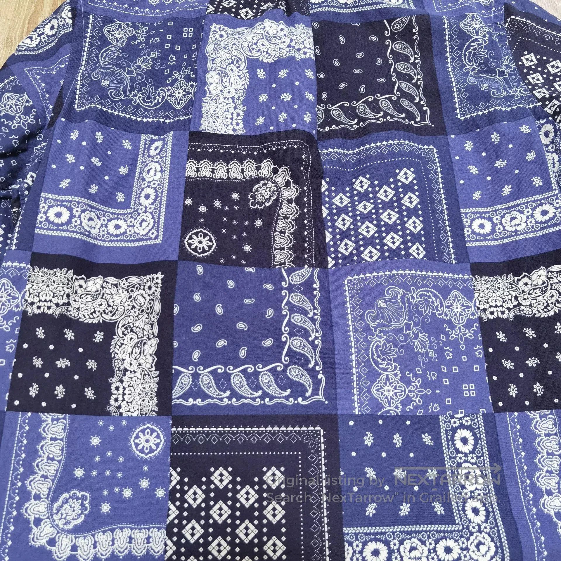Polo Ralph Lauren RALPH LAUREN Bandana Patchwork Shirt. Size US XXL / EU 58 / 5 - 5 Thumbnail