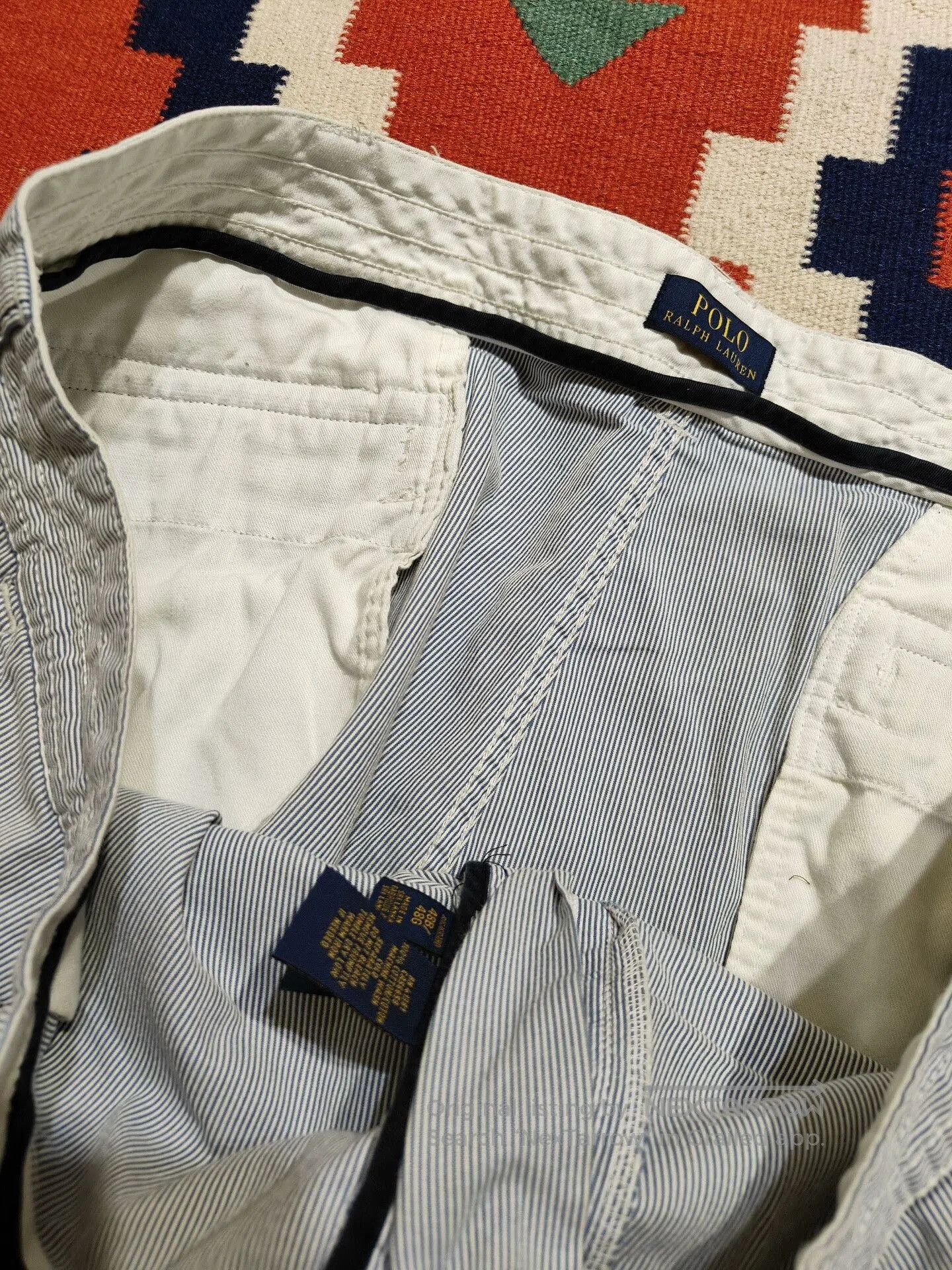 Polo Ralph Lauren Ralph Lauren Striped Cargo Pants Size 48B. Size US 32 / EU 48 - 5 Thumbnail