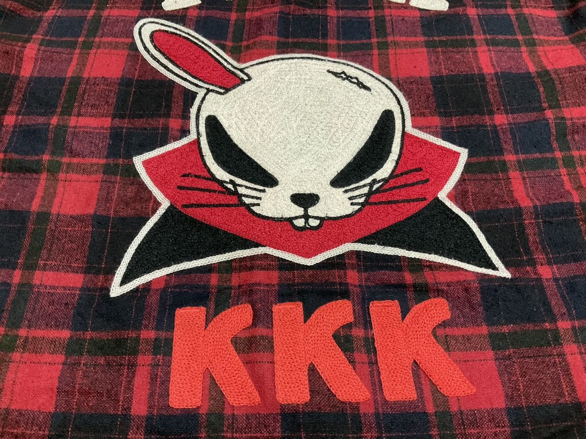 Hysteric Glamour × Japanese Brand × Seditionaries 🔥Sick Y2K Vintage Crows Flannel Shirt TFOA KKK Size US XL / EU 56 / 4 - 9 Thumbnail