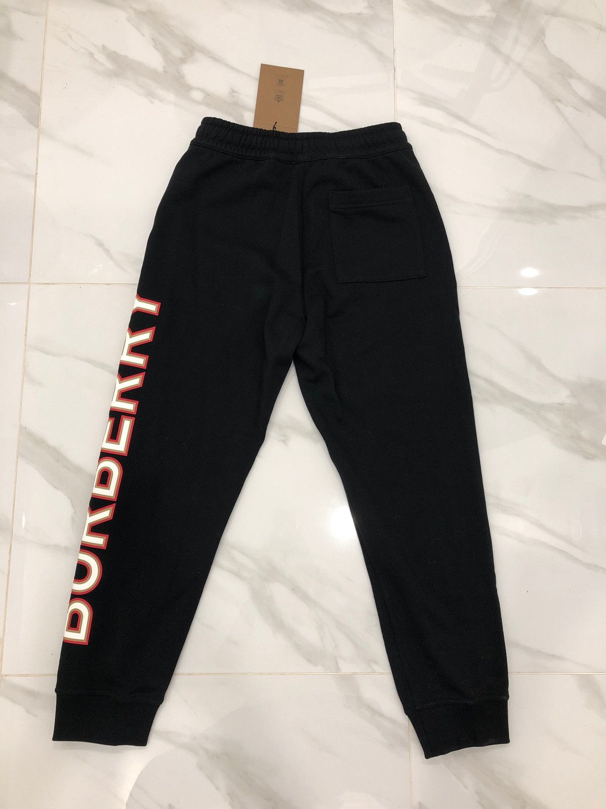 Burberry Burberry black Logo joggers sweatpants Size 30" / US 8 / IT 44 - 3 Thumbnail