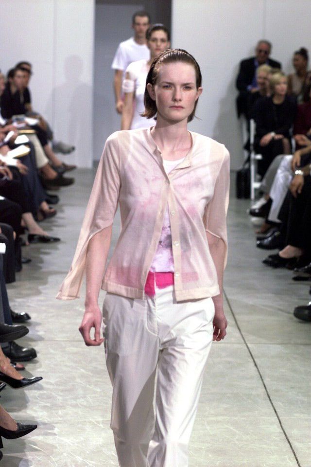 Helmut Lang Helmut Lang vintage 1999 sheer open elbow top | Grailed