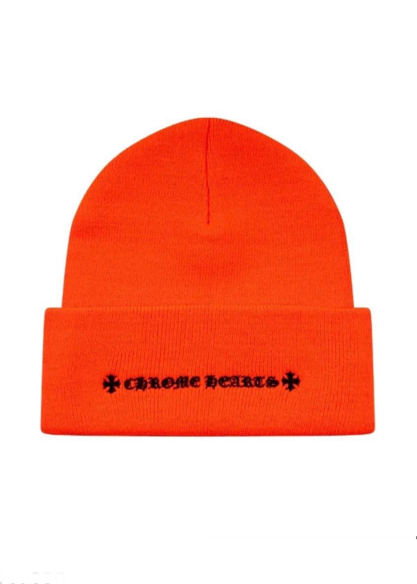 Chrome Hearts Chrome Hearts CH Beanie Orange Size ONE SIZE - 2 Thumbnail