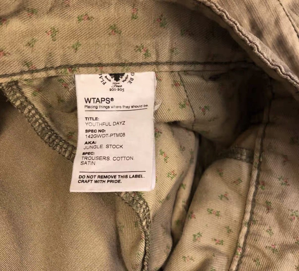 Wtaps WTAPS 14AW Jungle Floral Military Pants J16 Size US 34 / EU 50 - 6 Thumbnail