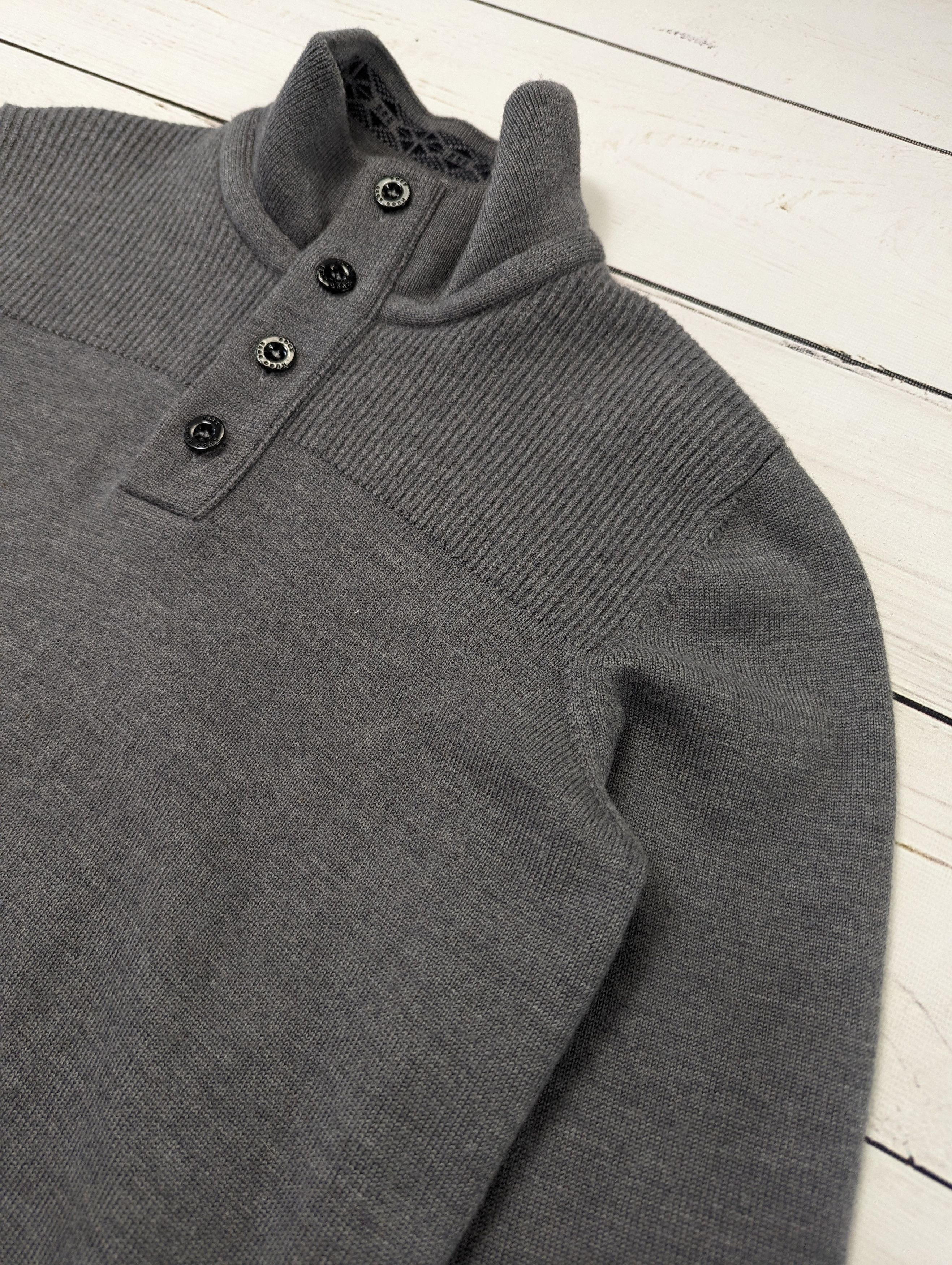 Hugo × Hugo Boss × Vintage Hugo Boss Vintage Wool Turtleneck sweater Size US M / EU 48-50 / 2 - 7 Thumbnail