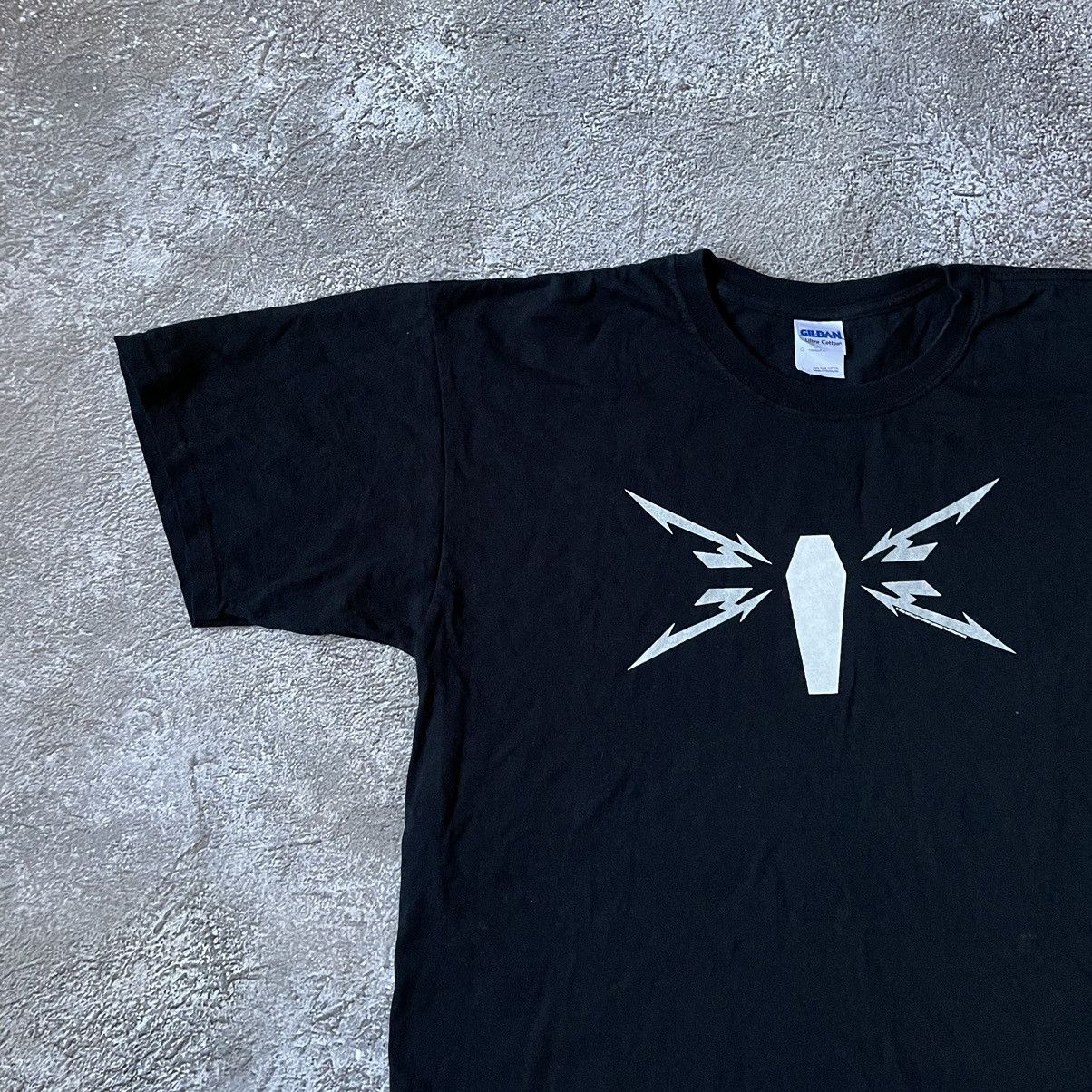 Vintage Vintage 00s Graphic Tee Punk Goth Angel Wings Dark Boxy XL Size US XL / EU 56 / 4 - 4 Thumbnail