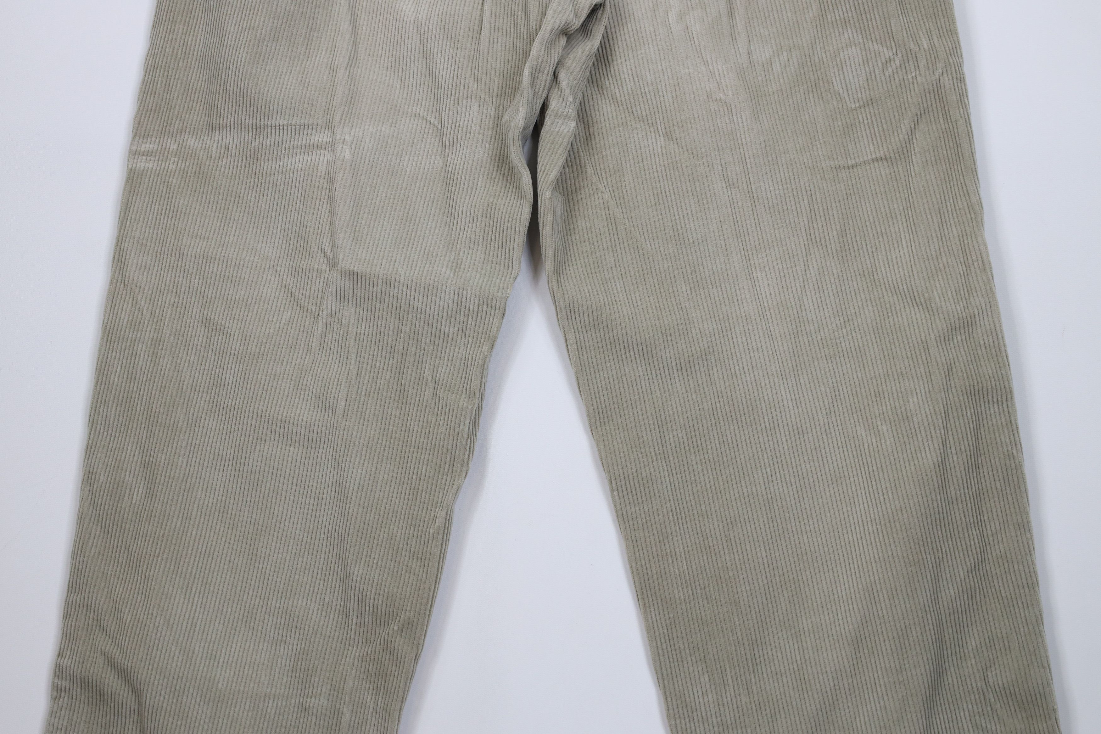 Gap Vintage 90s Gap Relaxed Cuffed Wide Leg Corduroy Pants Gray Size US 36 / EU 52 - 9 Thumbnail