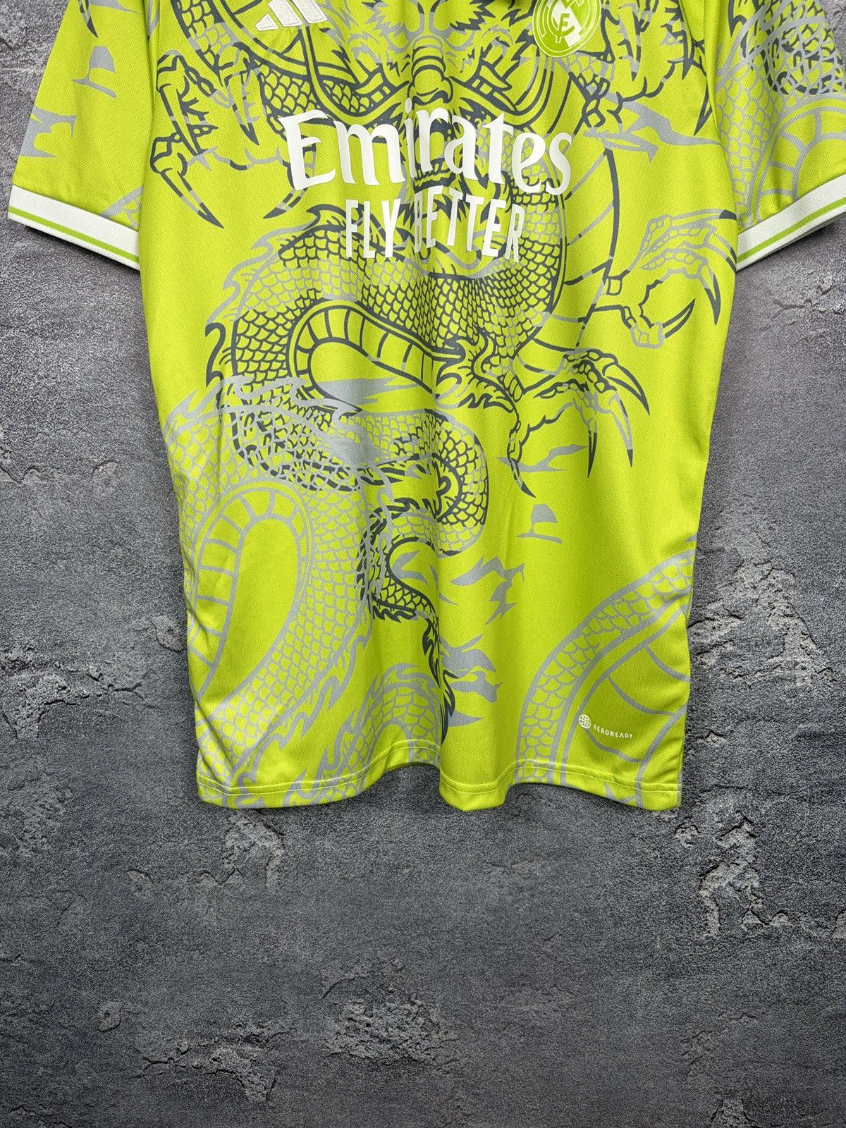 Adidas Custom!! Adidas Real Madrid All Over Dragon Print Jersey Tee Size US L / EU 52-54 / 3 - 3 Thumbnail