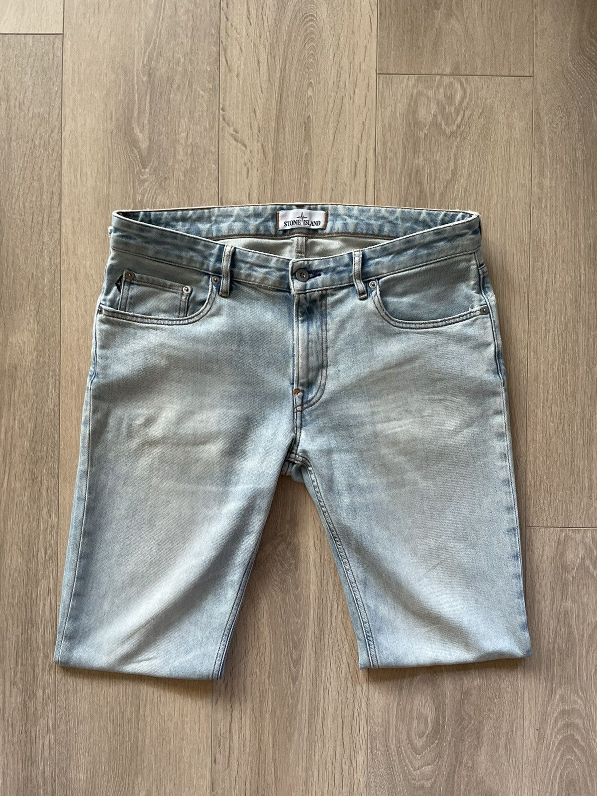 Stone Island Stone Island Light Blue Jeans • Size 32x32 • Condition 8,/10 Size US 32 / EU 48 - 3 Thumbnail