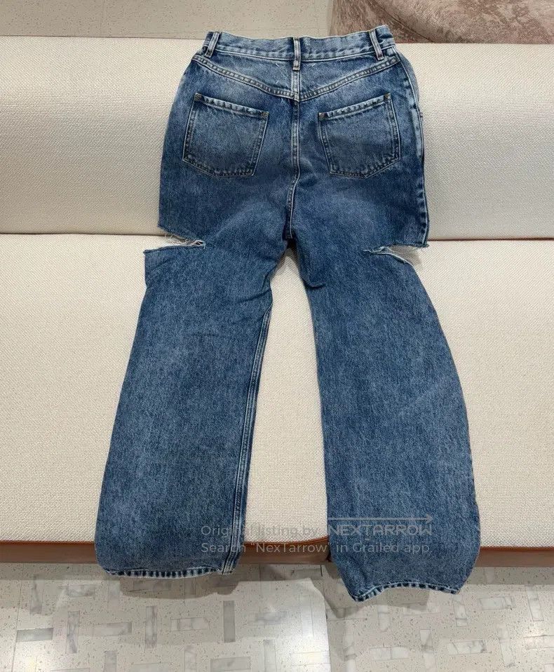 Maison Margiela Maison Margiela Cut jeans with a knife Size 25" / US 0 / IT 36 - 2 Thumbnail