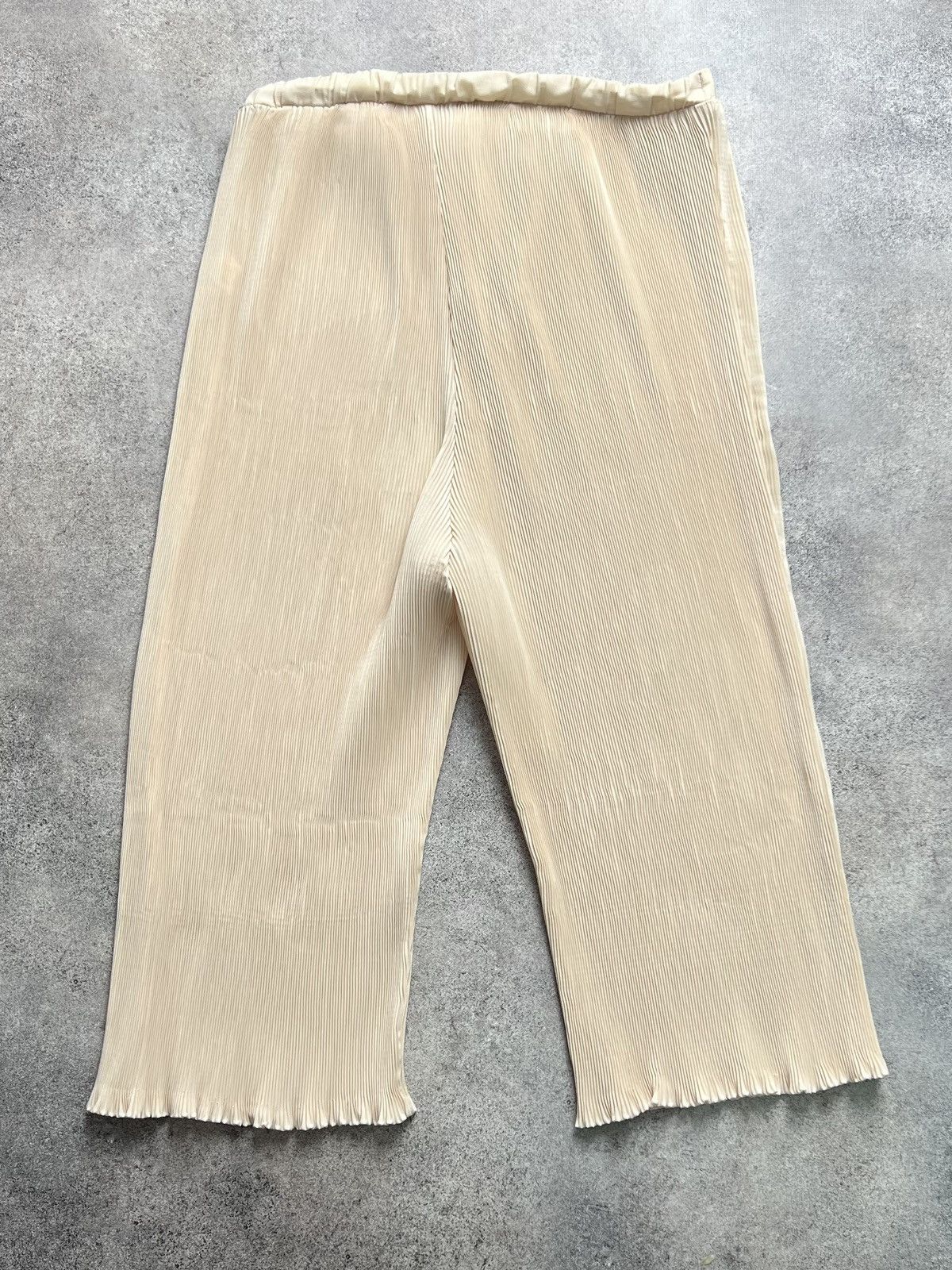 Issey Miyake × Japanese Brand × Vintage Vintage Japanese pleated plisse cropped pants issey style Size US 32 / EU 48 - 7 Thumbnail