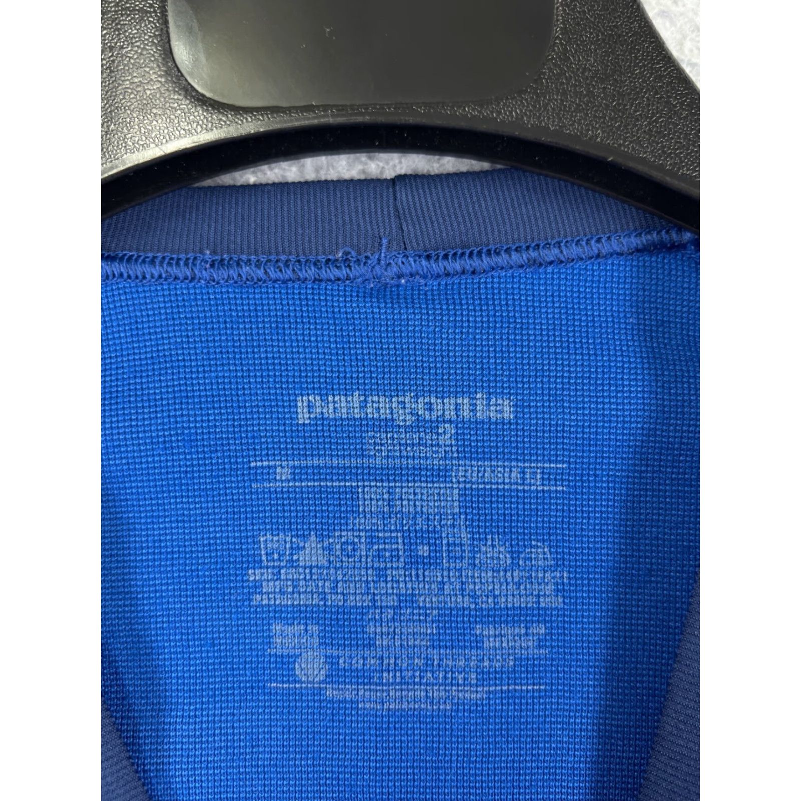 Patagonia Patagonia Shirt Men Medium Blue Long Sleeve Crew Neck Polyester Waffle Knit Logo All Seasons USA Men’s M Size US M / EU 48-50 / 2 - 7 Thumbnail