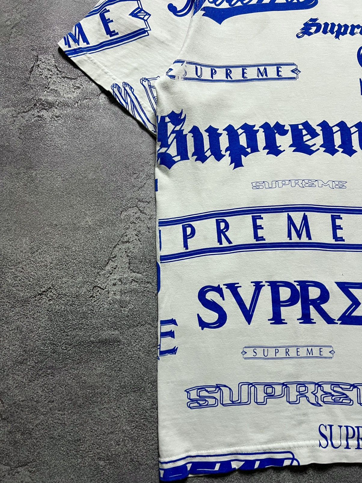 Supreme Vintage Supreme Multi Logo Tee Shirt Monogram Size US S / EU 44-46 / 1 - 5 Thumbnail
