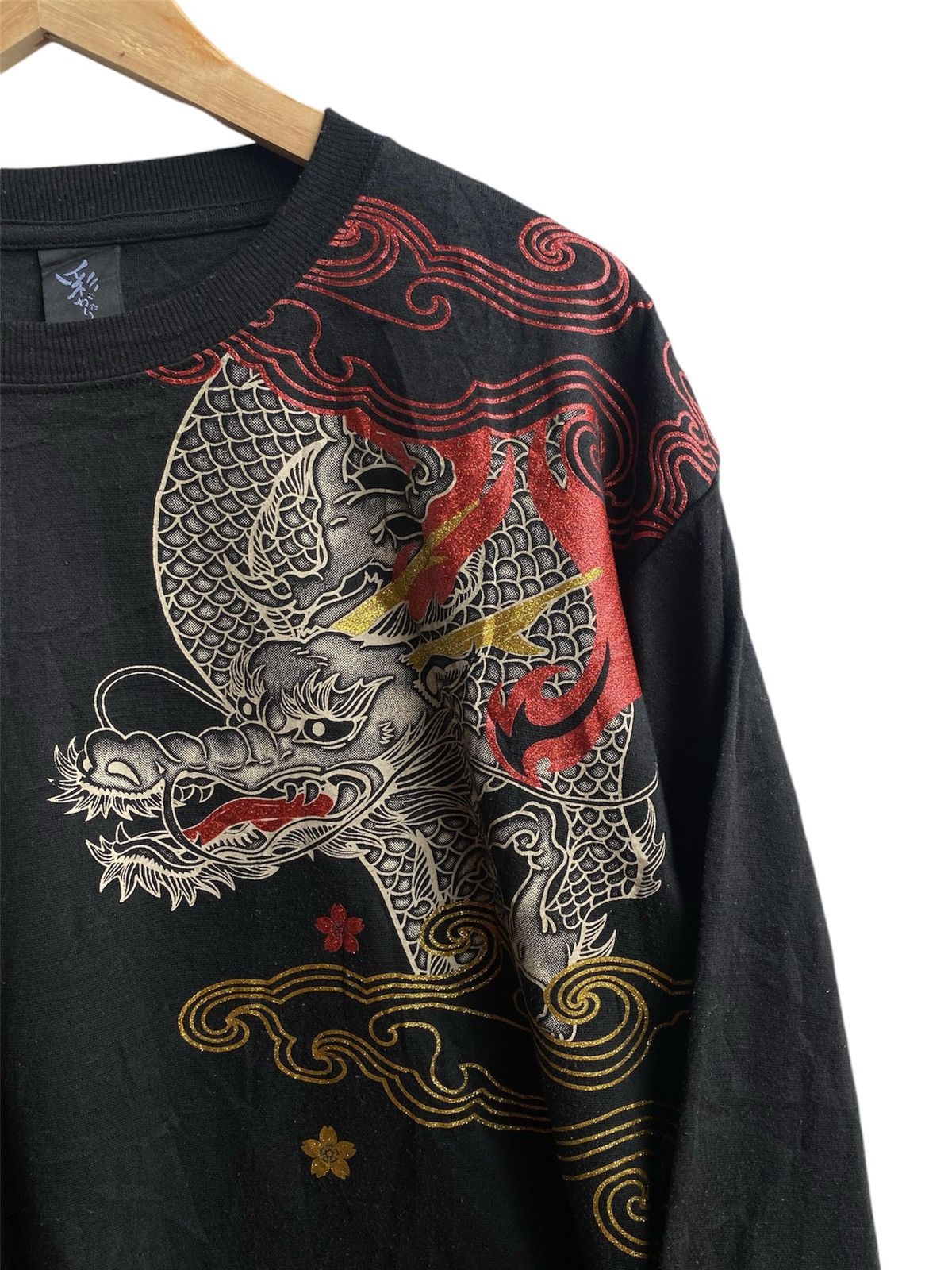 Japanese Brand × Vintage Vintage Sukajan Dragon & Tiger longsleeve Size US XL / EU 56 / 4 - 4 Thumbnail