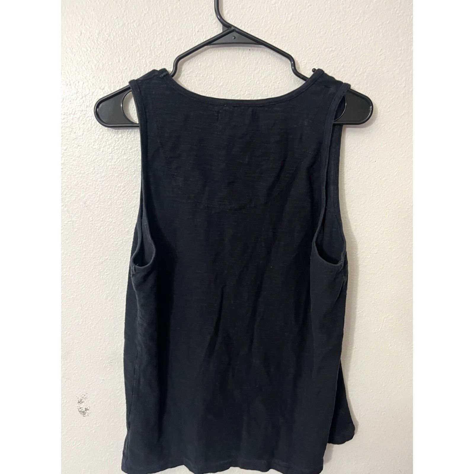Guess VINTAGE G by GUESS Women's Tank Top Sleeveless Size L Black Leopard Sheer Print Size L / US 10 / IT 46 - 3 Thumbnail