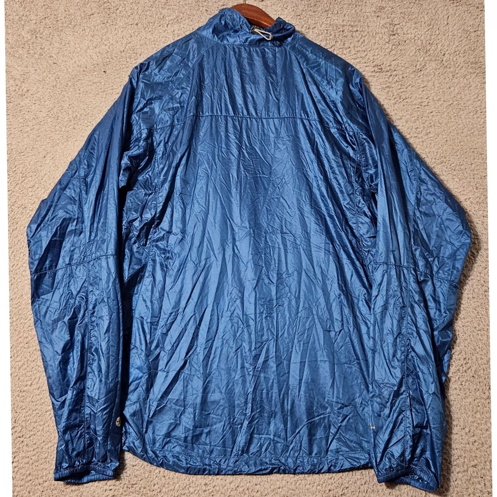 Rab RAB Wind Jacket Men's Large Blue Pertex Ripstop Packable Size US L / EU 52-54 / 3 - 3 Thumbnail