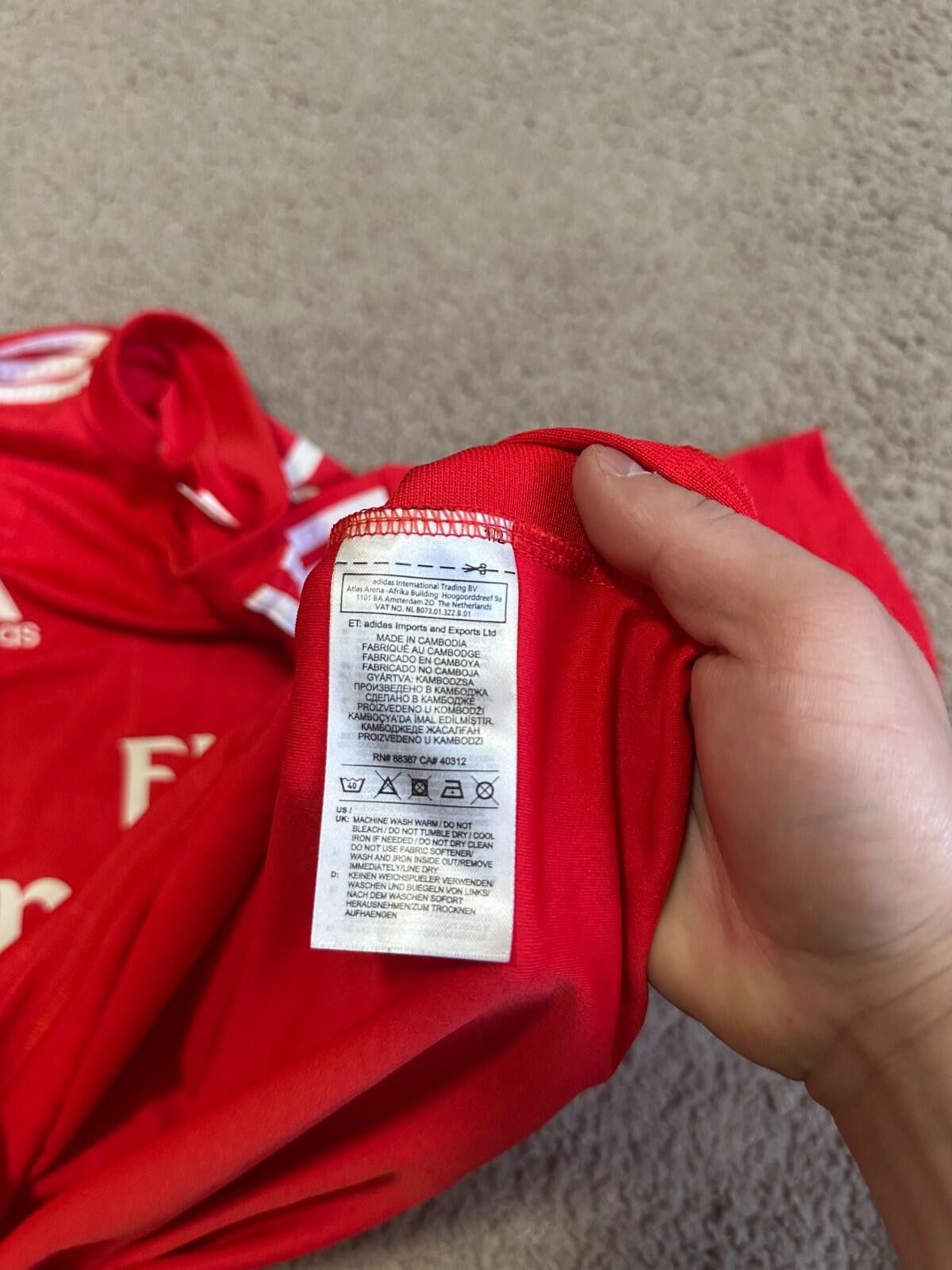 Adidas BENFICA 2018 2019 HOME SHIRT FOOTBALL Soccer Adidas Sz M Size US M / EU 48-50 / 2 - 6 Thumbnail