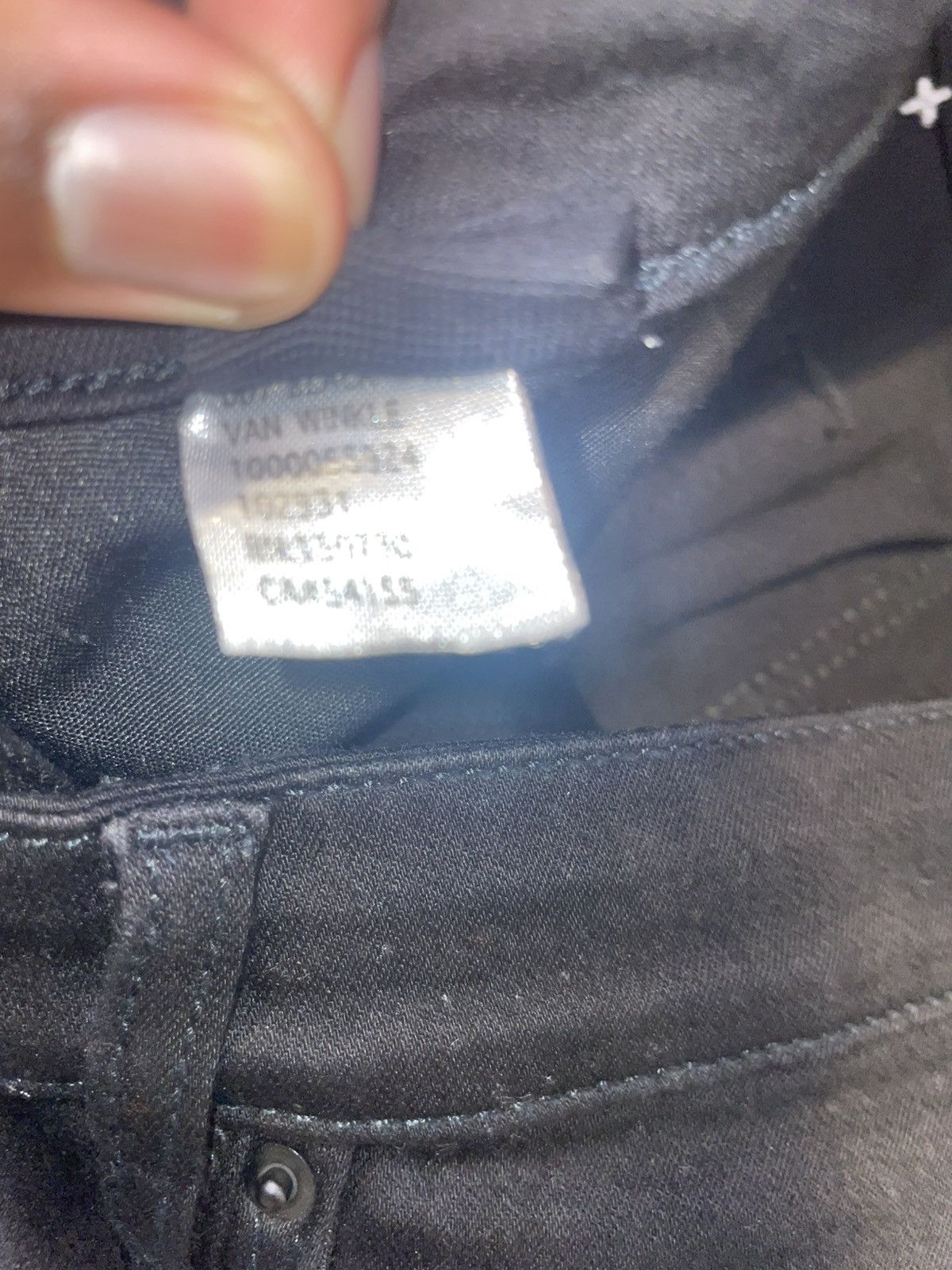 Ksubi VAN WINKLE BLACK REBEL Size US 31 - 7 Thumbnail