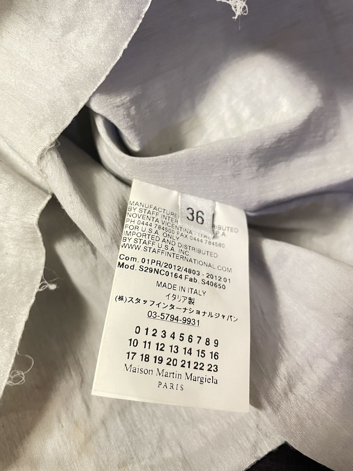 Maison Margiela Margiela | SS2012 Gray Stretch Top Size XS / US 0-2 / IT 36-38 - 13 Thumbnail