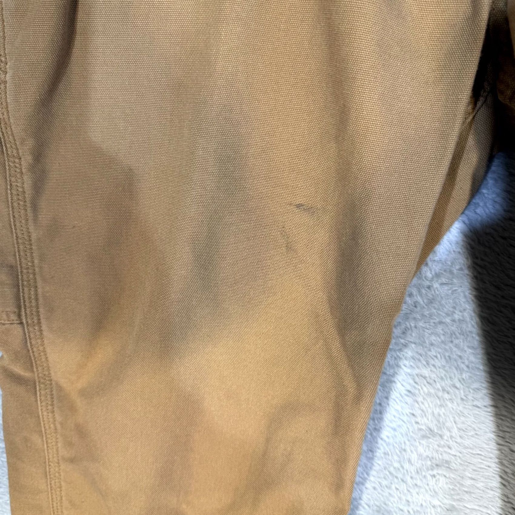 Carhartt Carhartt Carpenter Pants Mens 34 x 30 Brown Canvas Dungaree Fit Workwear Size US 34 / EU 50 - 4 Thumbnail