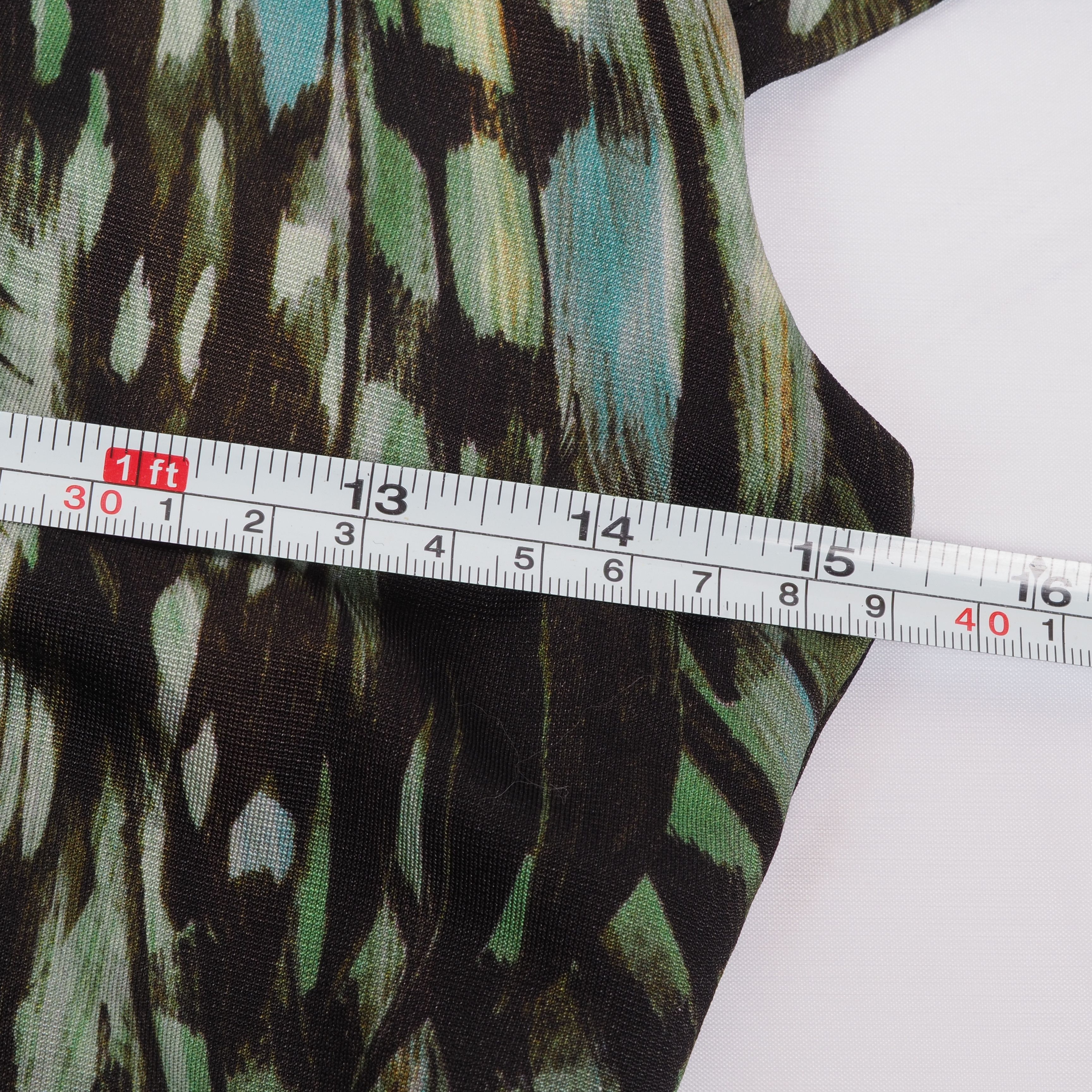 Just Cavalli × Roberto Cavalli Just Cavalli Vintage Bodycon Mini Dress Feather Print Size M / US 6-8 / IT 42-44 - 8 Thumbnail
